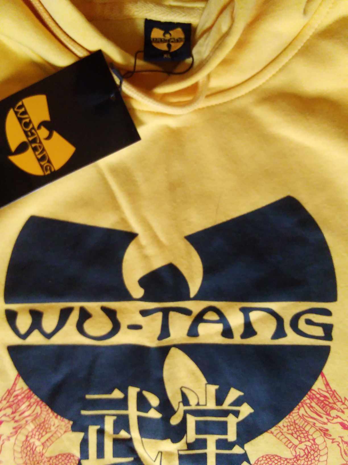 Wu Tang Clan hoodie Liquid swords Society - Yellow