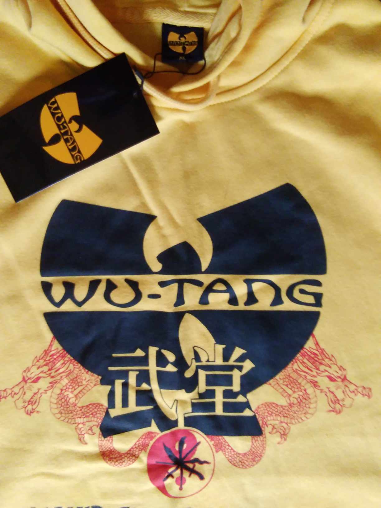 Wu Tang Clan hoodie Liquid swords Society - Yellow