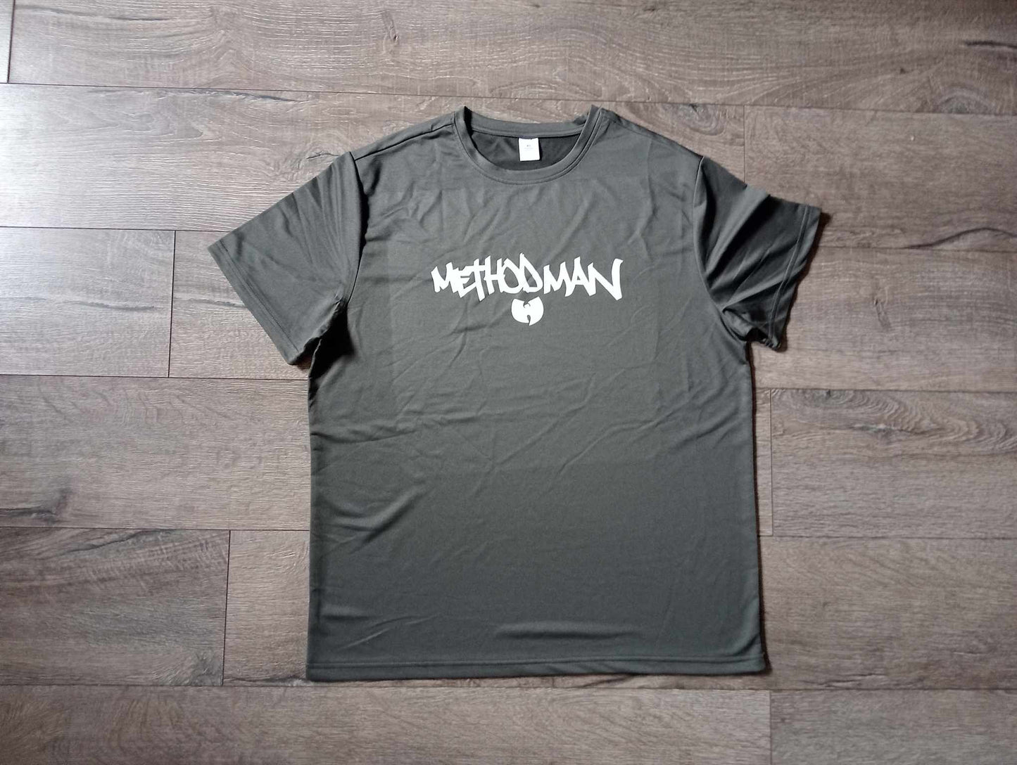 "Method Man" short sleeve kaki t shirt