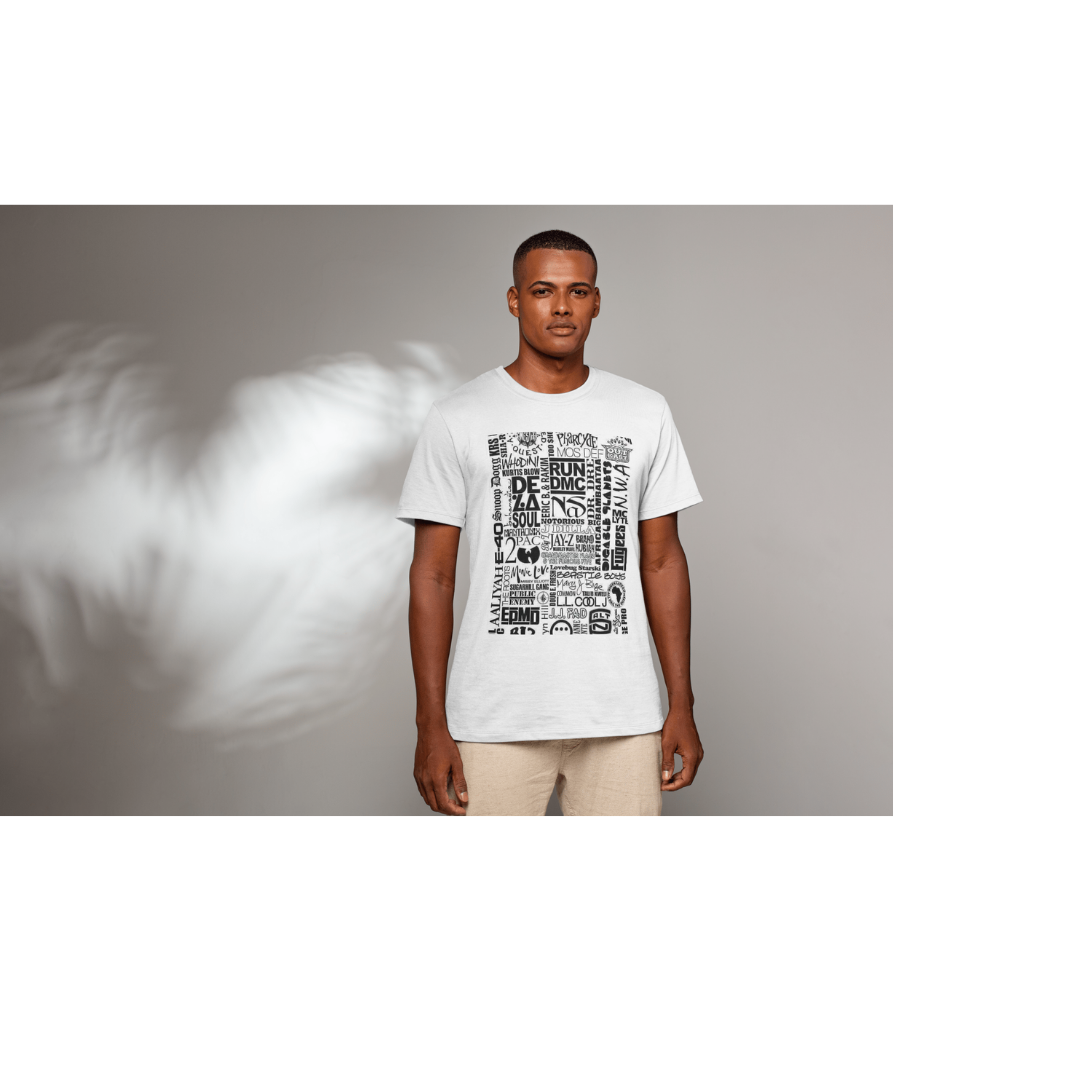 Hip Hop Legends Poster - Top Rappers logos collage - Digital Download - Digital Print