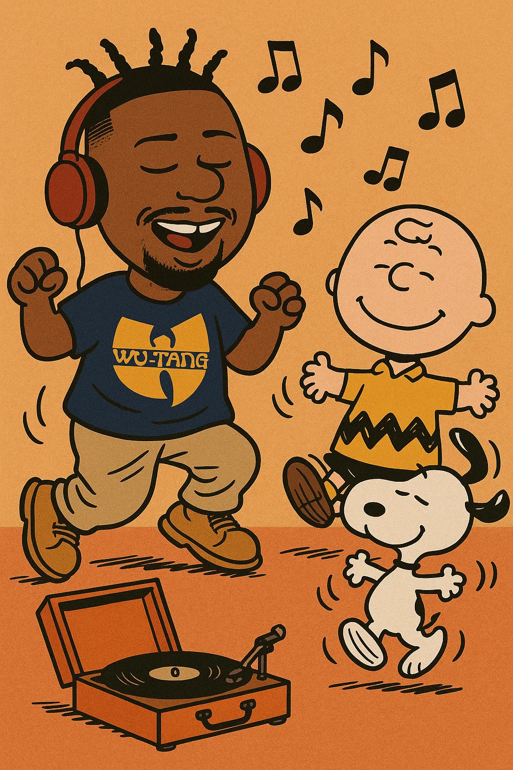 Charlie Brown and ODB party - Digital Download - Digital Print