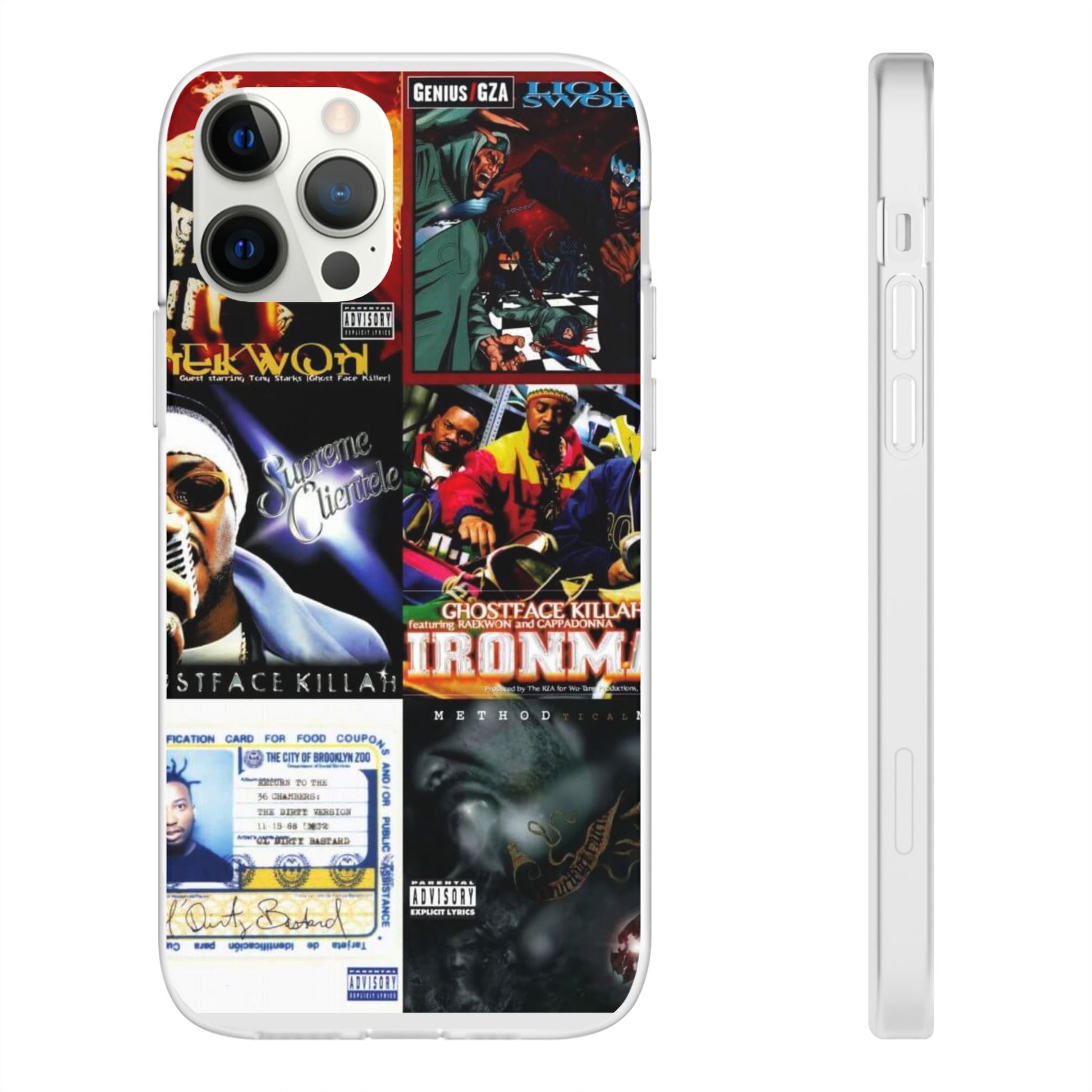 Hip-Hop Album Art Flexi Cases | Unique Phone Case, Music Lover Gift, Wu Tang Stylish Accessories, Personalized Phone Cover, Urban Culture Decor