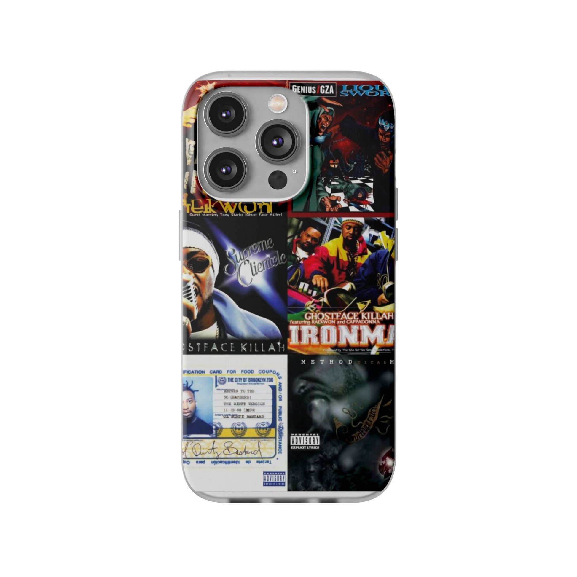 Hip-Hop Album Art Flexi Cases | Unique Phone Case, Music Lover Gift, Wu Tang Stylish Accessories, Personalized Phone Cover, Urban Culture Decor