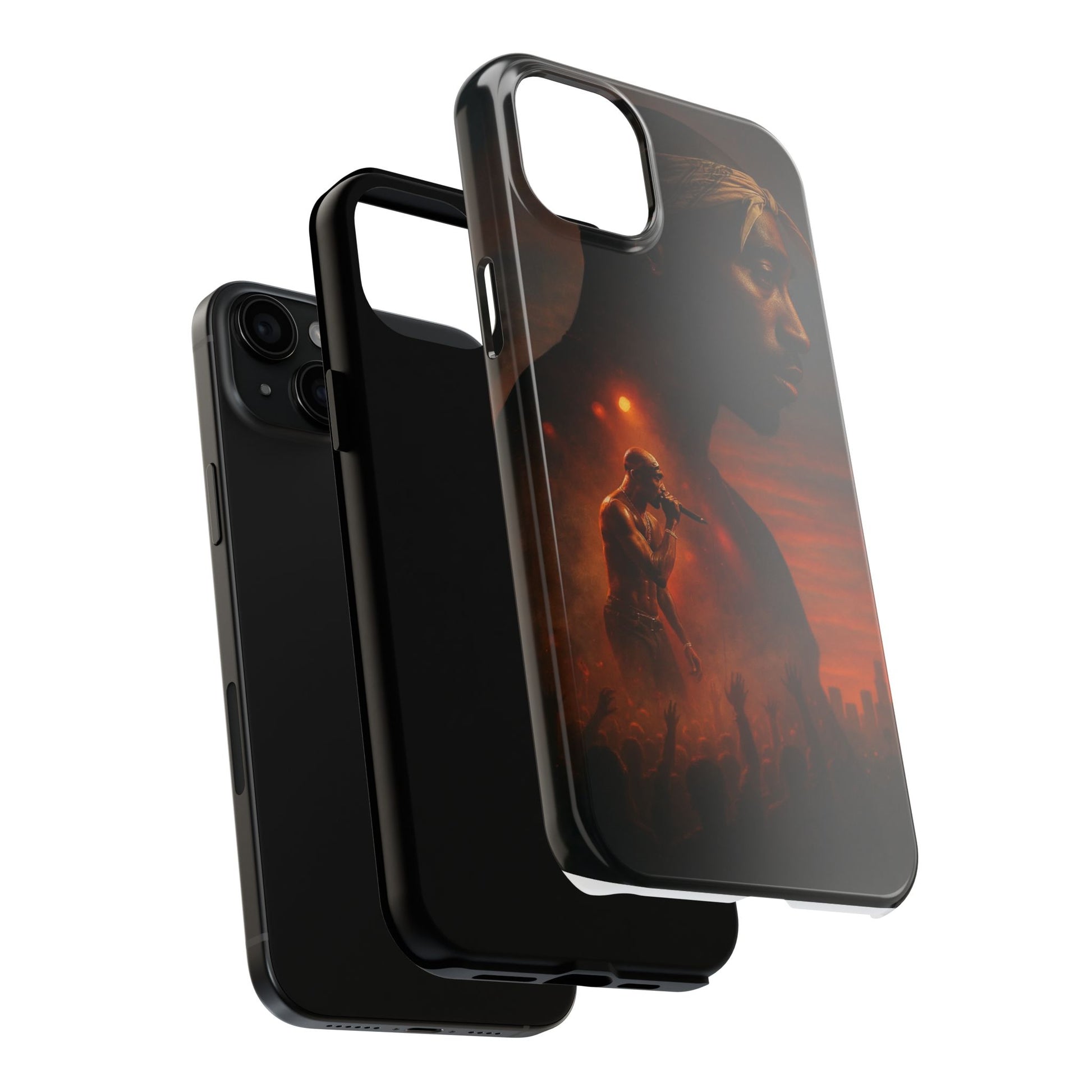 Tough Phone Case Featuring Iconic Rap Legend, Durable Phone Cover, Artistic Design, Adjustable Fit, 2Pac Unique Gift for Music Lovers, Hip [...]