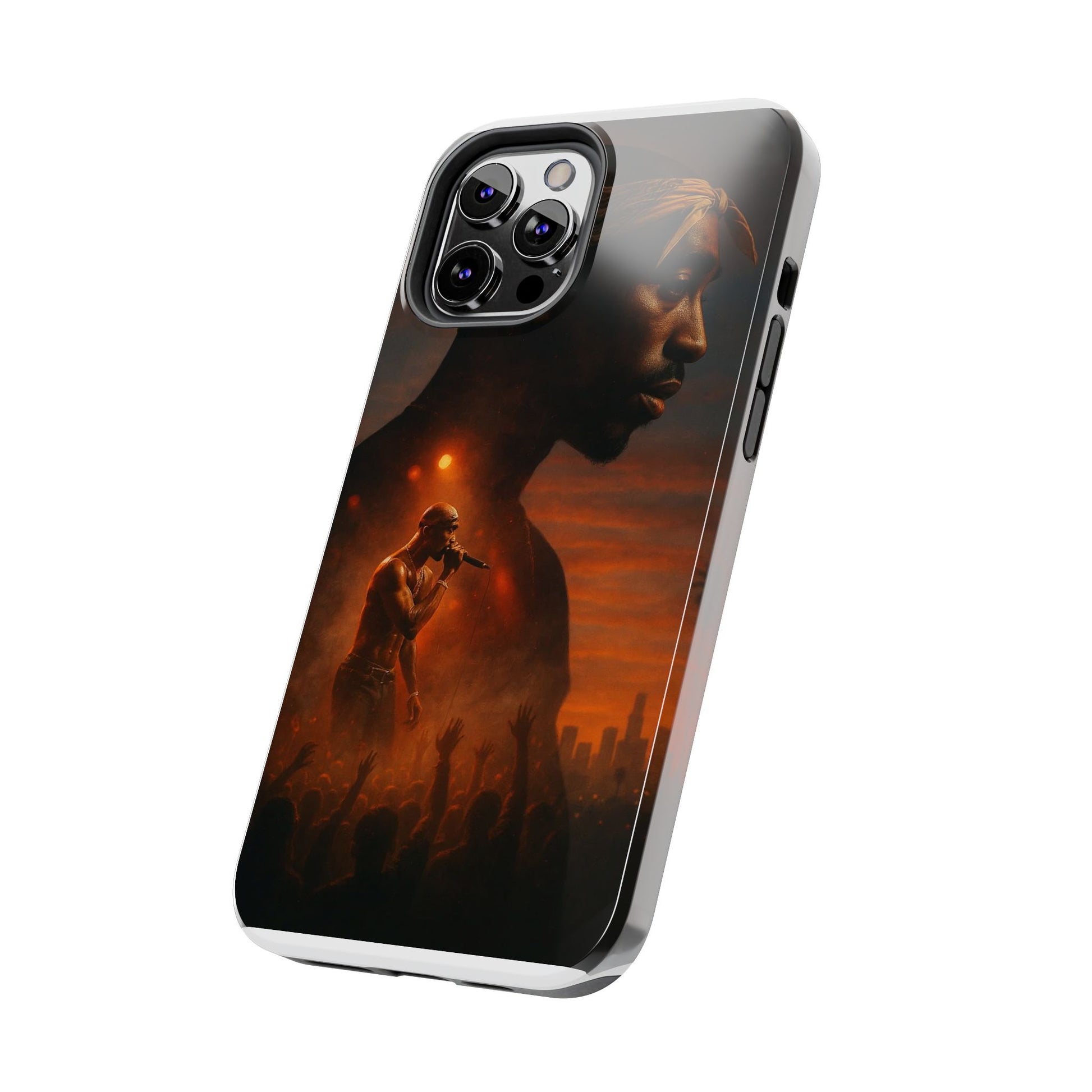 Tough Phone Case Featuring Iconic Rap Legend, Durable Phone Cover, Artistic Design, Adjustable Fit, 2Pac Unique Gift for Music Lovers, Hip [...]