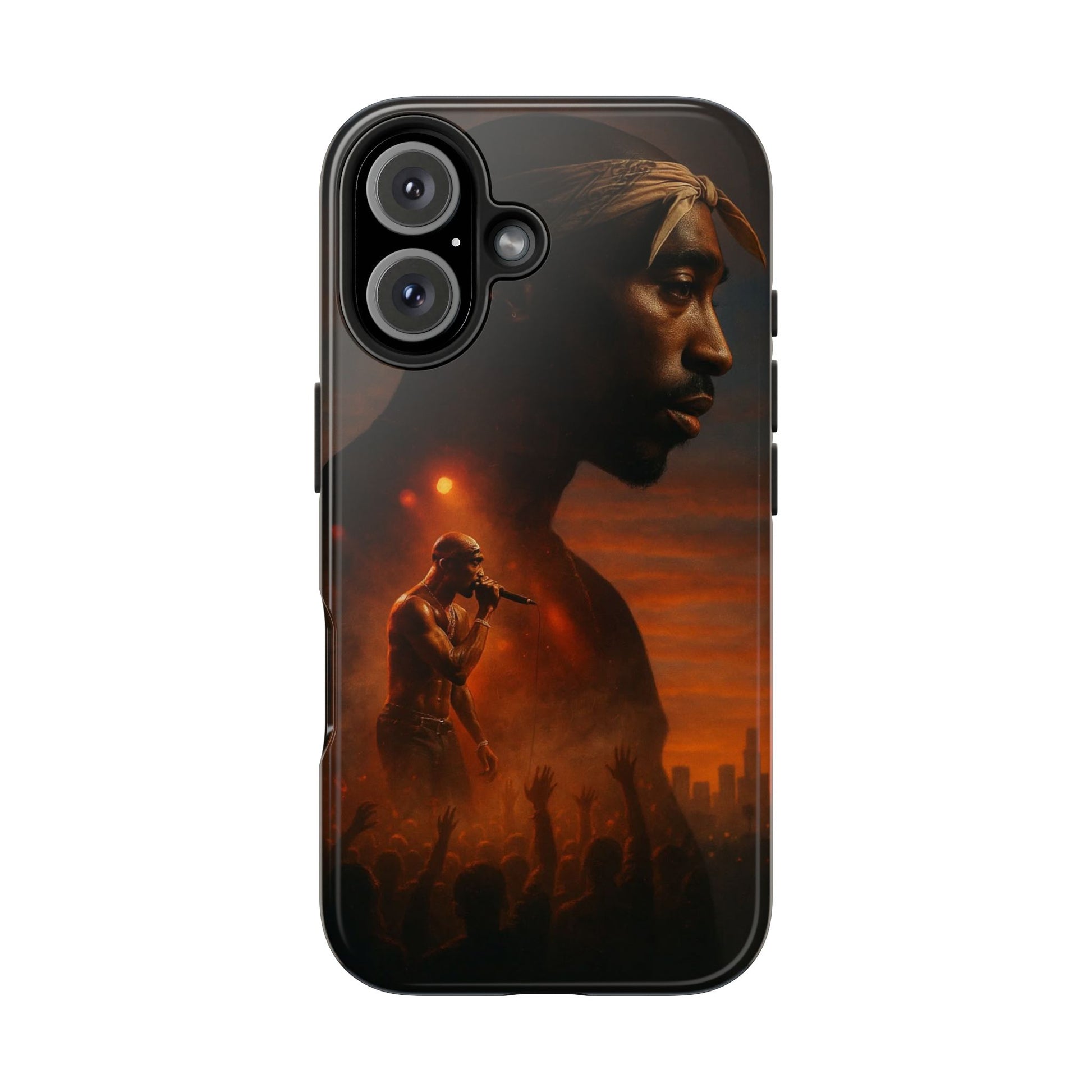 Tough Phone Case Featuring Iconic Rap Legend, Durable Phone Cover, Artistic Design, Adjustable Fit, 2Pac Unique Gift for Music Lovers, Hip [...]