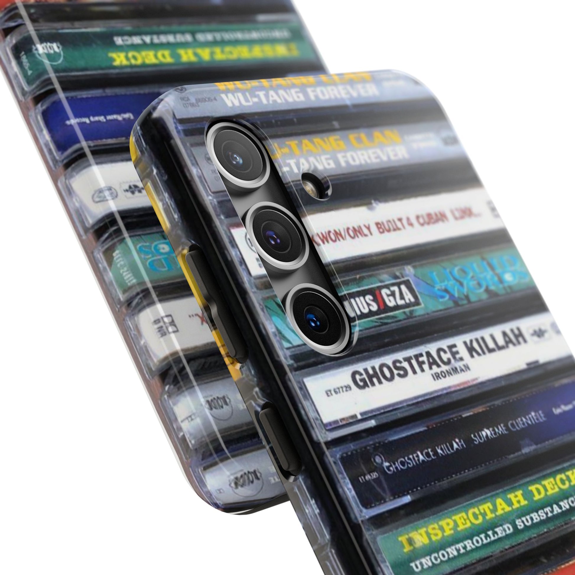 Hip Hop Music Cassette Phone Case | Tough Phone Covers for Music Lovers, Wu solo albums Gifts, Rap Phone Accessories