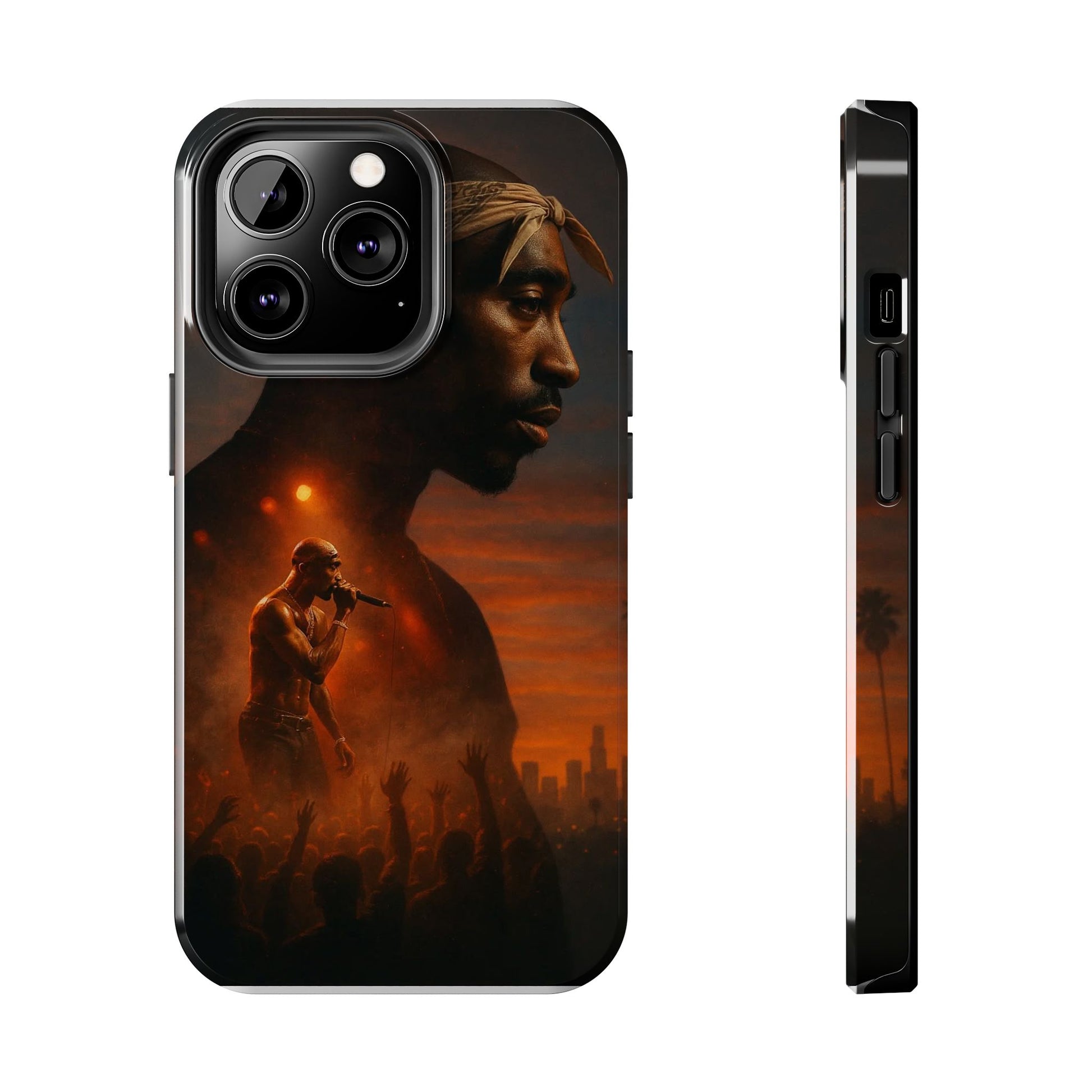 Tough Phone Case Featuring Iconic Rap Legend, Durable Phone Cover, Artistic Design, Adjustable Fit, 2Pac Unique Gift for Music Lovers, Hip [...]