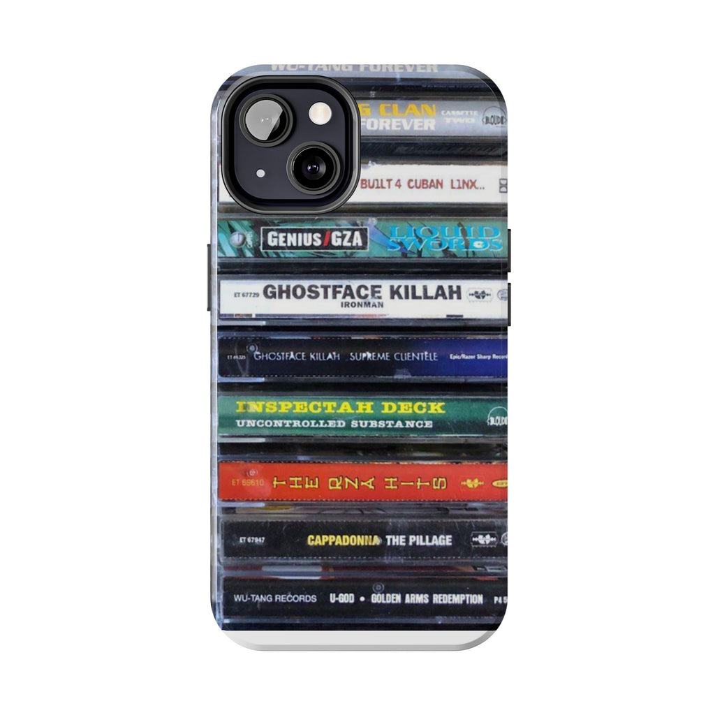 Hip Hop Music Cassette Phone Case | Tough Phone Covers for Music Lovers, Wu solo albums Gifts, Rap Phone Accessories