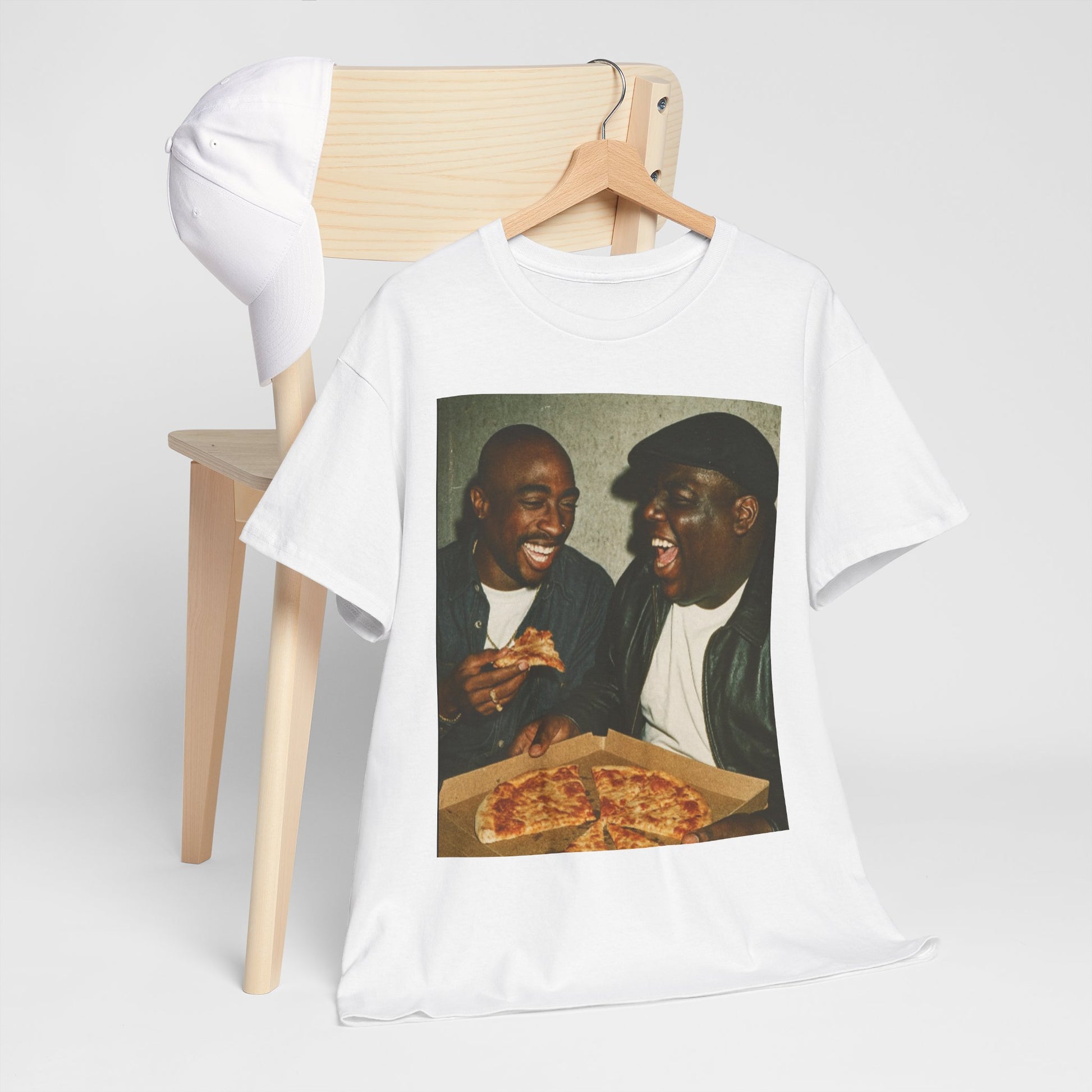 Nostalgic 2Pac and Biggie Hip-Hop Tee, Perfect for Music Lovers, Streetwear, Gifts for Friends, Casual Wear