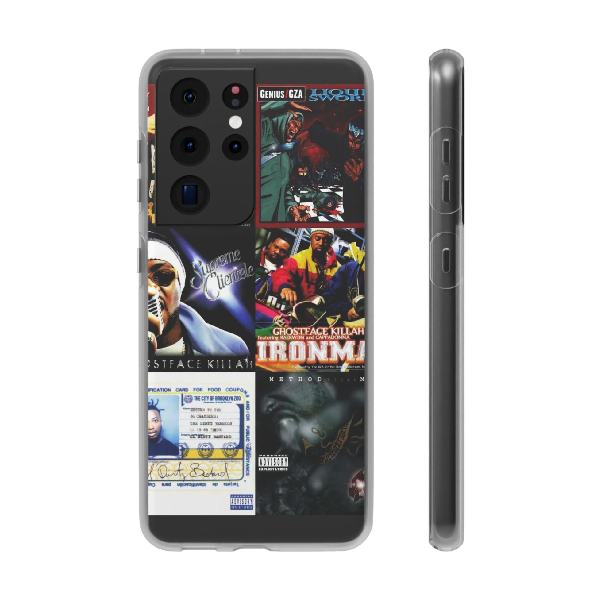 Hip-Hop Album Art Flexi Cases | Unique Phone Case, Music Lover Gift, Wu Tang Stylish Accessories, Personalized Phone Cover, Urban Culture Decor