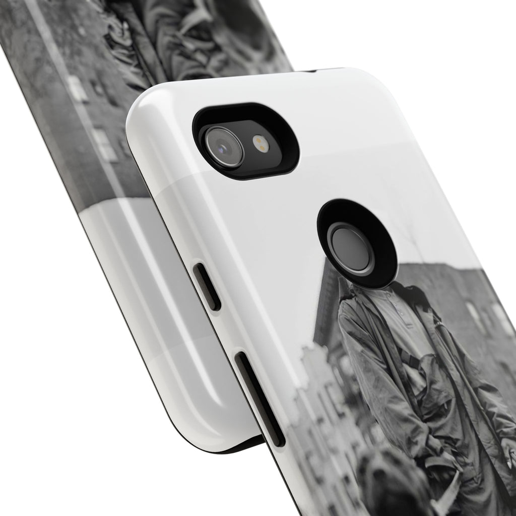 Black & White DMX Tough Phone Case, Urban Style Cover, Pet Lover Gift, Trendy Cell Phone Accessory, Durable Protection