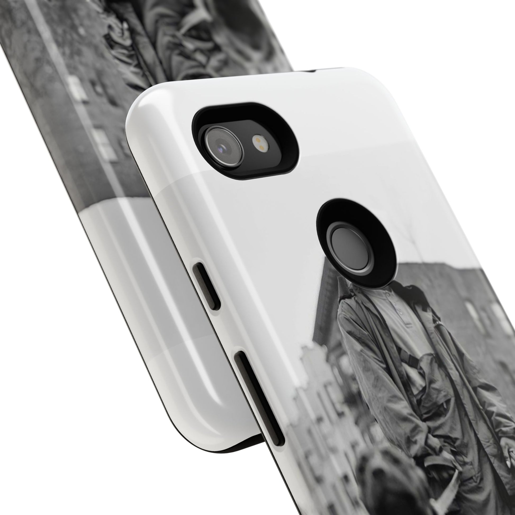 Black & White DMX Tough Phone Case, Urban Style Cover, Pet Lover Gift, Trendy Cell Phone Accessory, Durable Protection