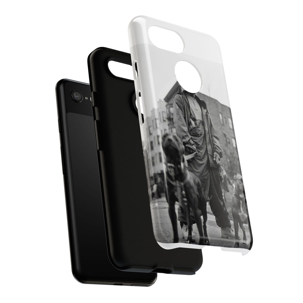 Black & White DMX Tough Phone Case, Urban Style Cover, Pet Lover Gift, Trendy Cell Phone Accessory, Durable Protection