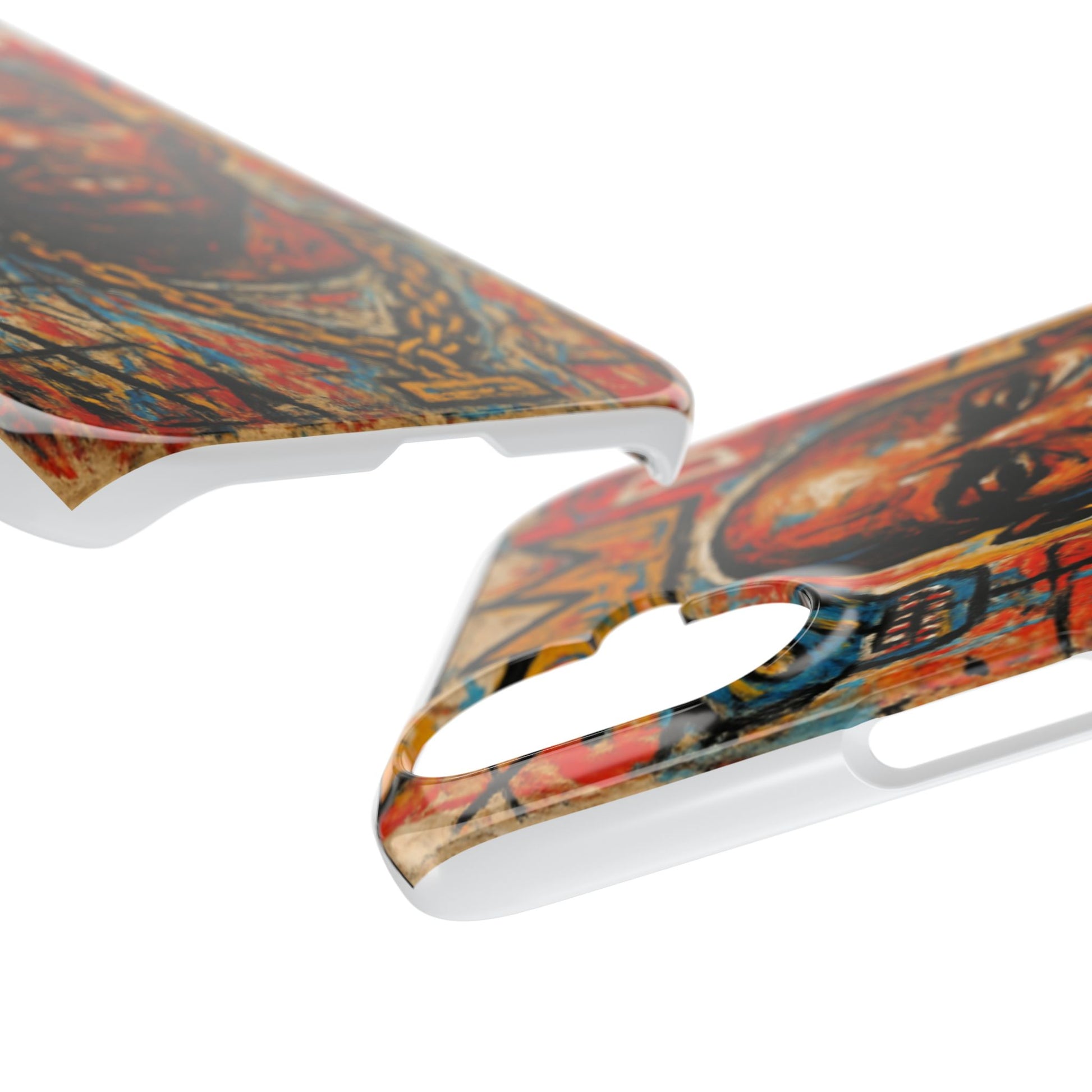 Vibrant Slim Phone Cases for Music Lovers, Unique Art Cases, DMX Tribute, Hip-Hop Accessories, Basquiat style artwork