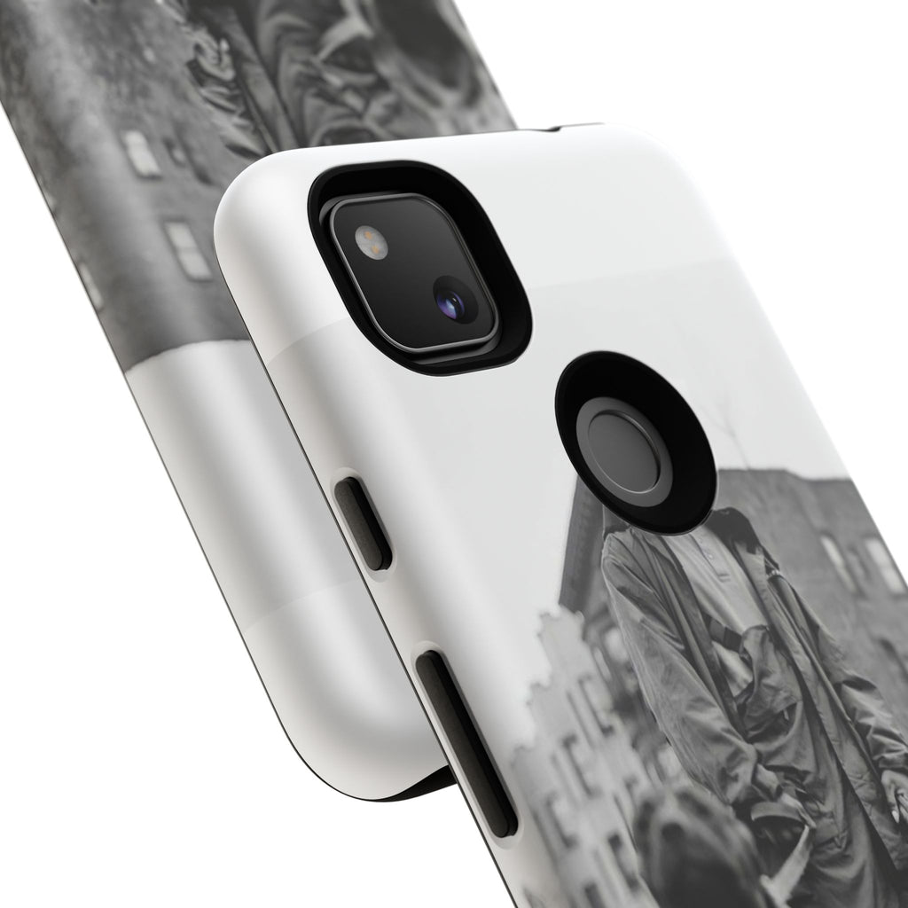 Black & White DMX Tough Phone Case, Urban Style Cover, Pet Lover Gift, Trendy Cell Phone Accessory, Durable Protection