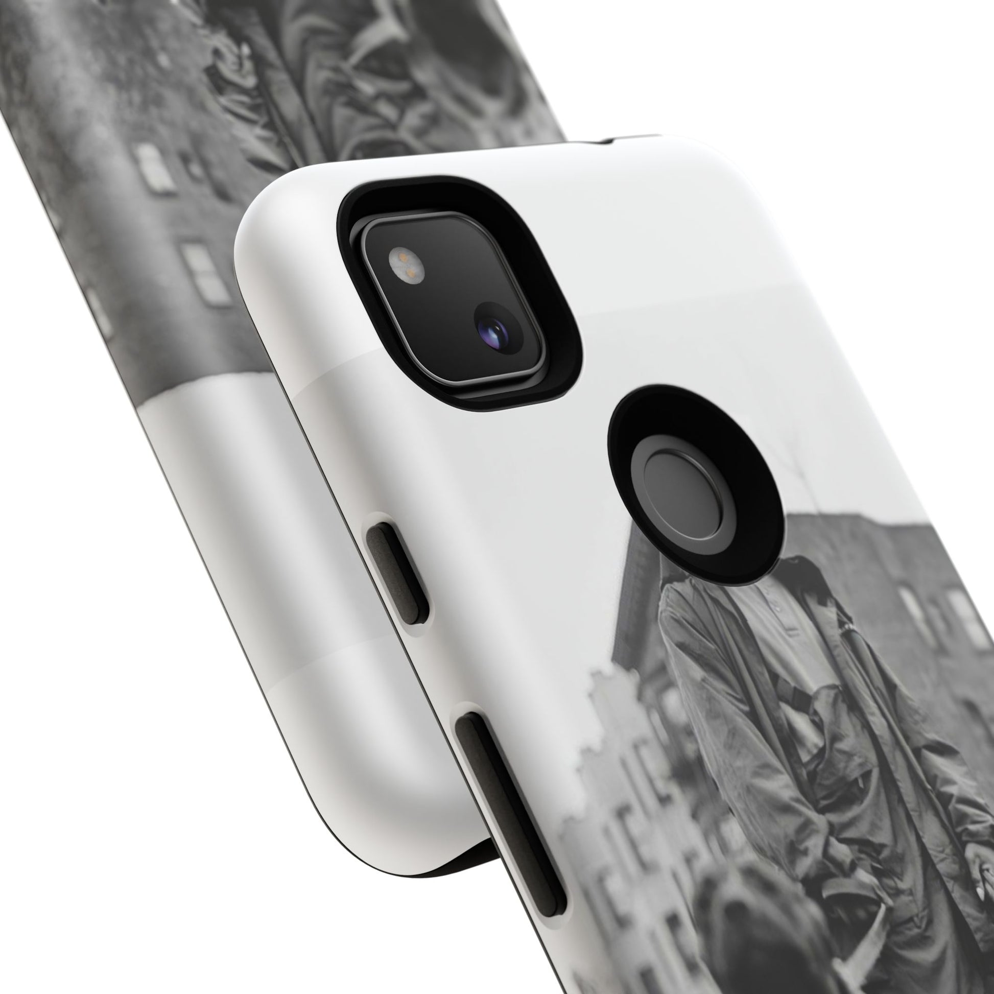 Black & White DMX Tough Phone Case, Urban Style Cover, Pet Lover Gift, Trendy Cell Phone Accessory, Durable Protection