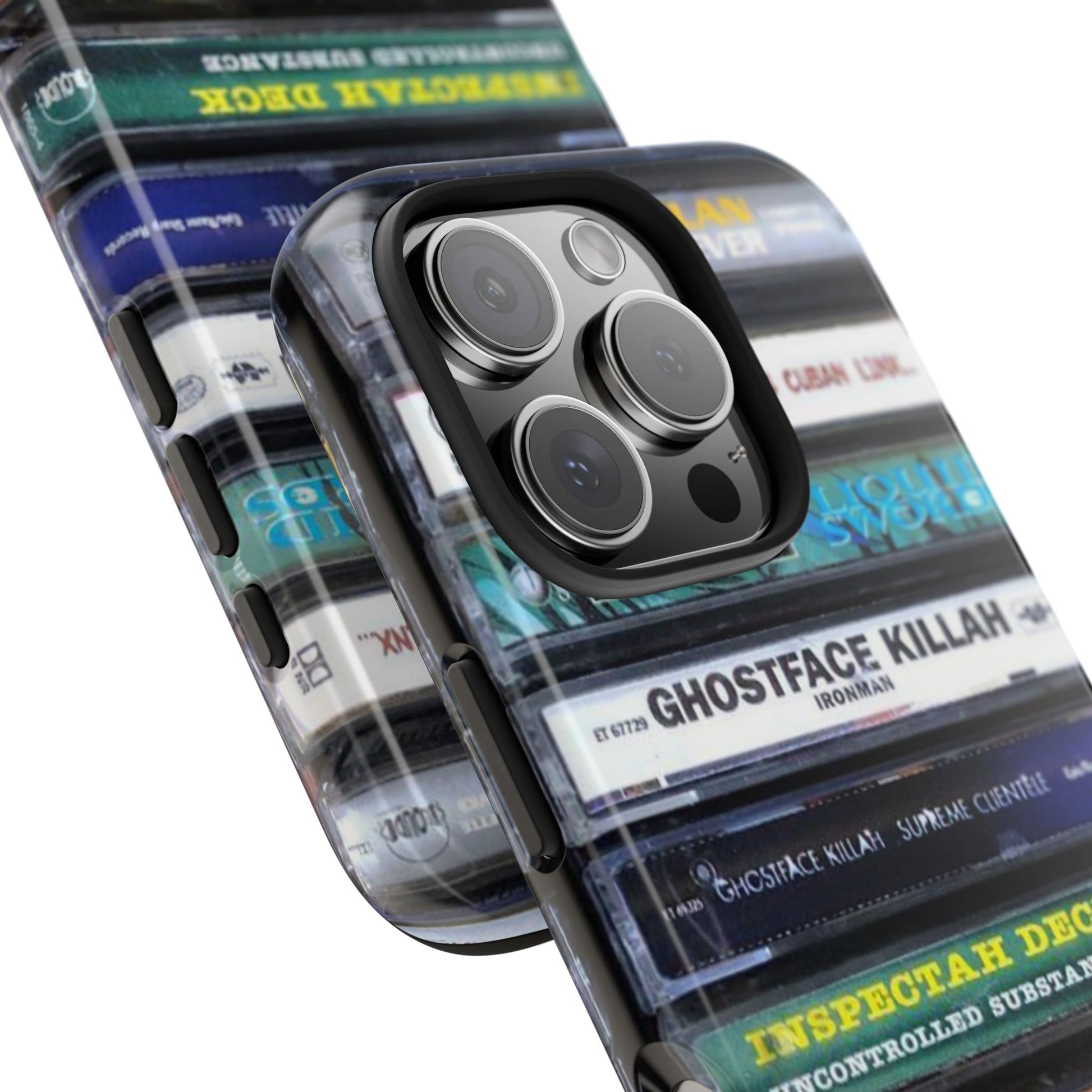 Hip Hop Music Cassette Phone Case | Tough Phone Covers for Music Lovers, Wu solo albums Gifts, Rap Phone Accessories