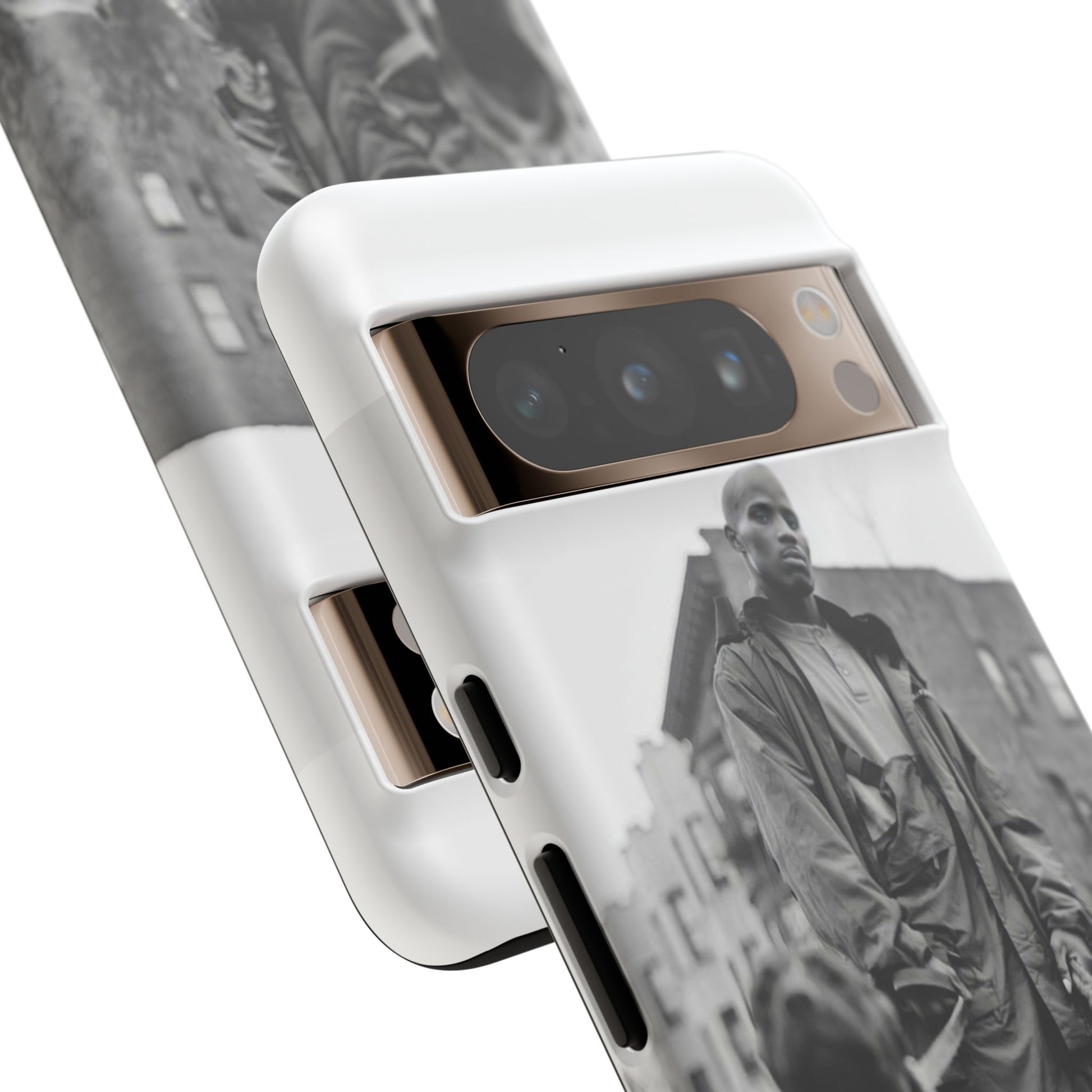 Black & White DMX Tough Phone Case, Urban Style Cover, Pet Lover Gift, Trendy Cell Phone Accessory, Durable Protection