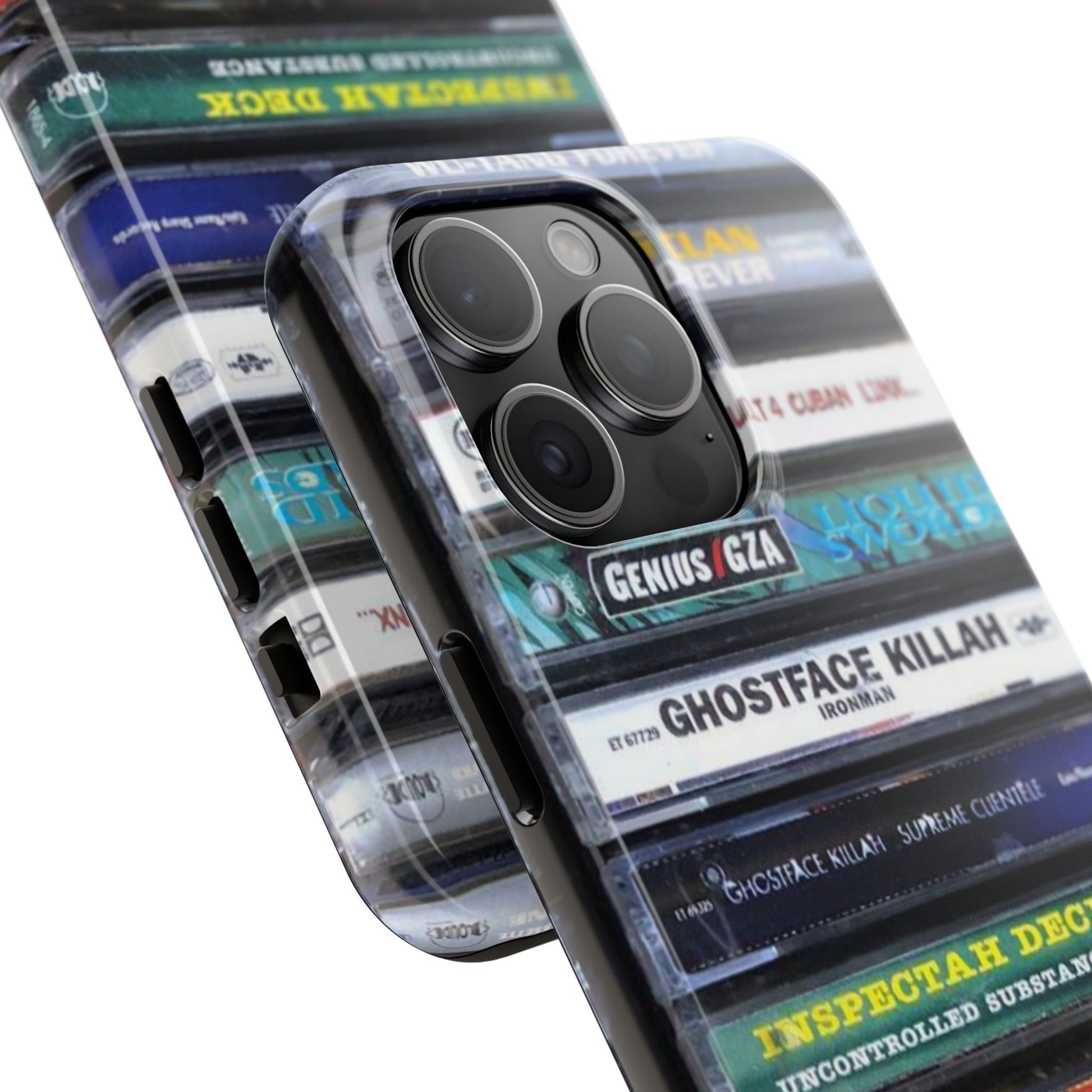 Hip Hop Music Cassette Phone Case | Tough Phone Covers for Music Lovers, Wu solo albums Gifts, Rap Phone Accessories