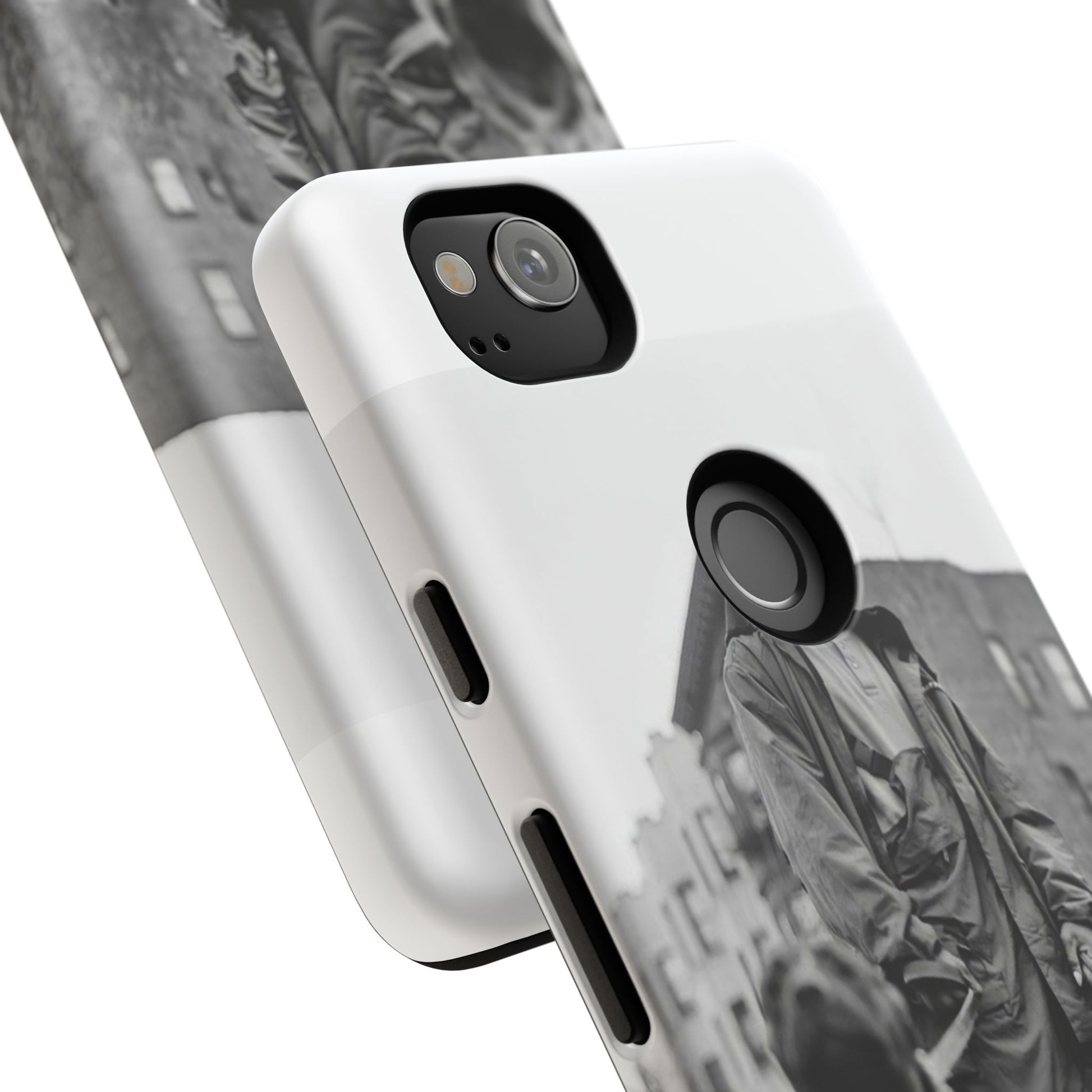 Black & White DMX Tough Phone Case, Urban Style Cover, Pet Lover Gift, Trendy Cell Phone Accessory, Durable Protection