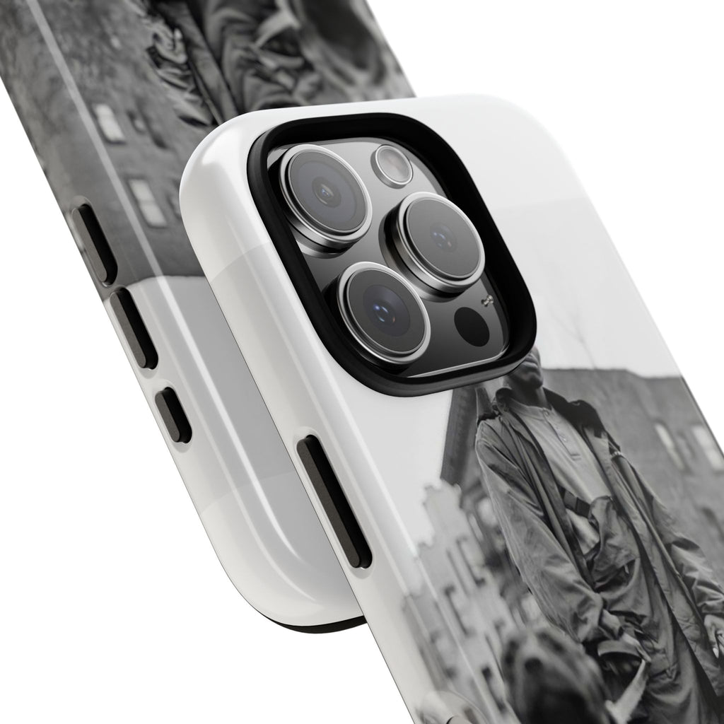 Black & White DMX Tough Phone Case, Urban Style Cover, Pet Lover Gift, Trendy Cell Phone Accessory, Durable Protection