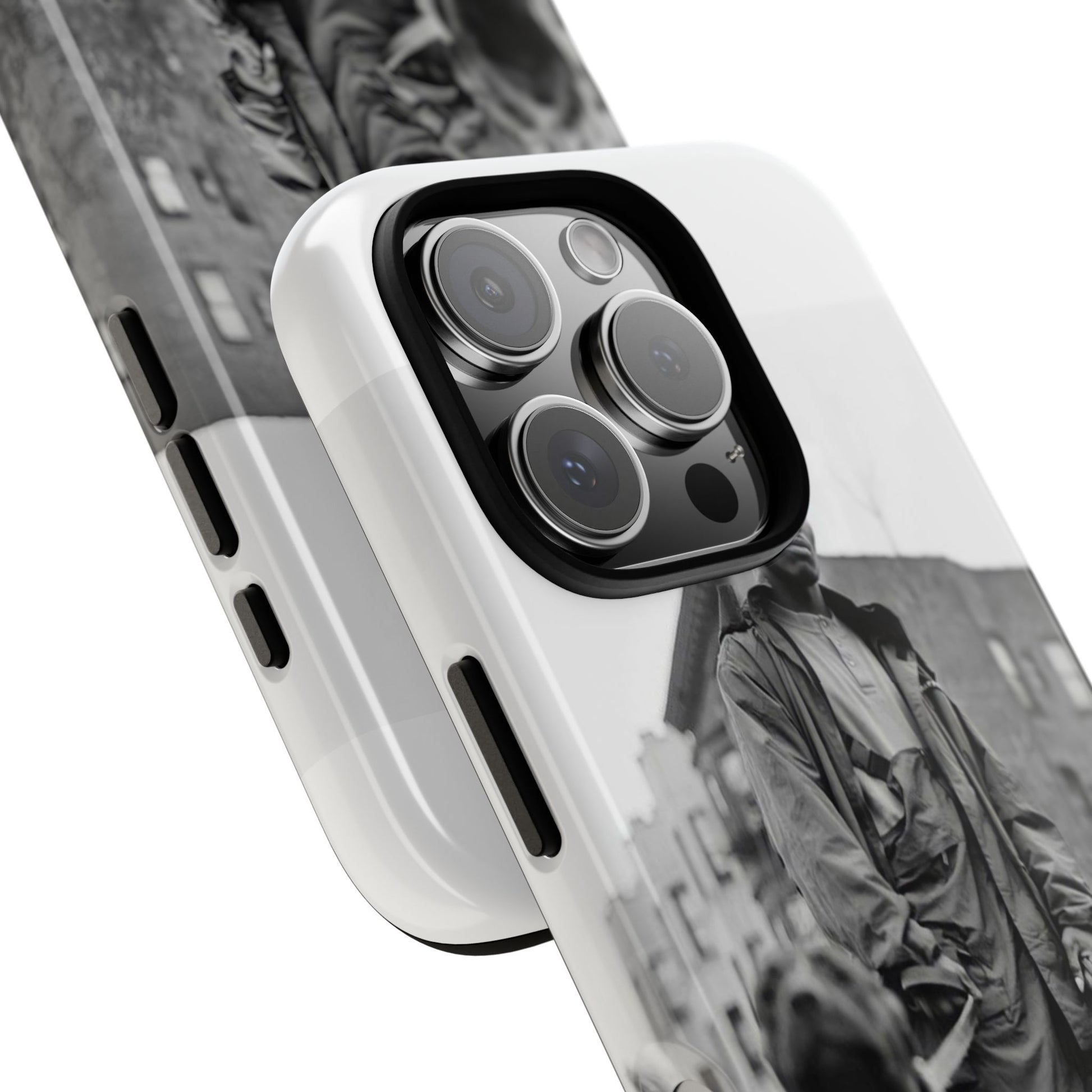 Black & White DMX Tough Phone Case, Urban Style Cover, Pet Lover Gift, Trendy Cell Phone Accessory, Durable Protection