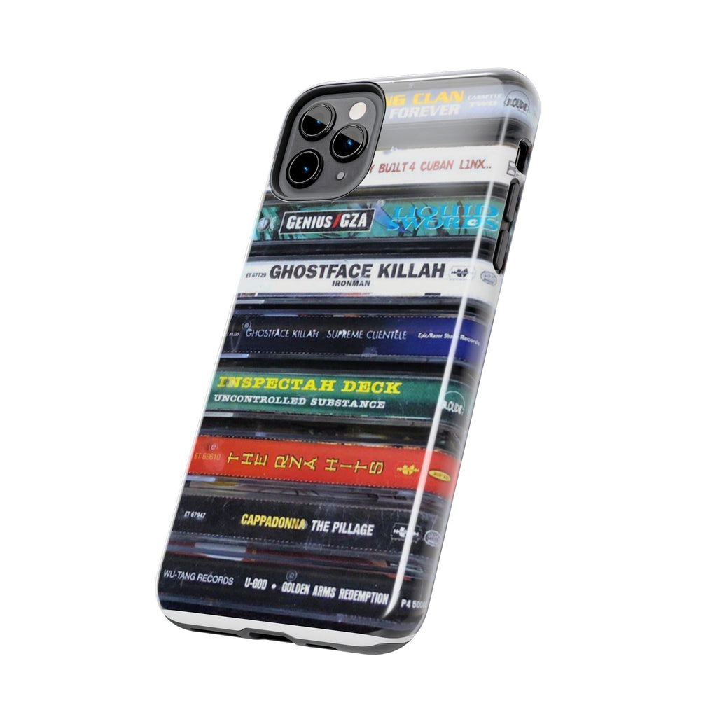 Hip Hop Music Cassette Phone Case | Tough Phone Covers for Music Lovers, Wu solo albums Gifts, Rap Phone Accessories