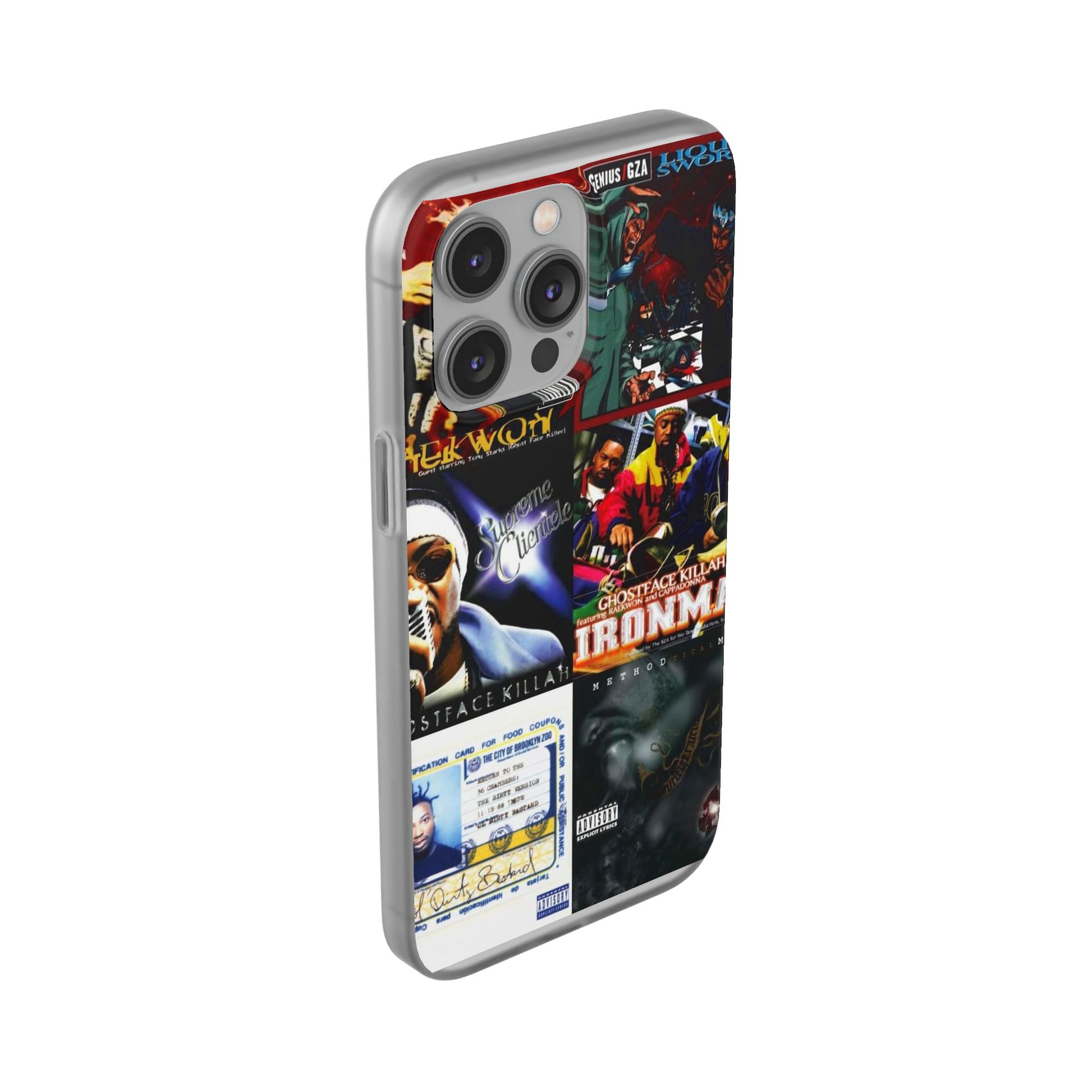 Hip-Hop Album Art Flexi Cases | Unique Phone Case, Music Lover Gift, Wu Tang Stylish Accessories, Personalized Phone Cover, Urban Culture Decor