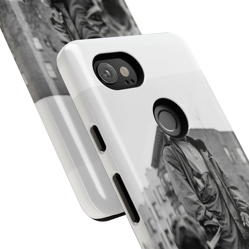 Black & White DMX Tough Phone Case, Urban Style Cover, Pet Lover Gift, Trendy Cell Phone Accessory, Durable Protection