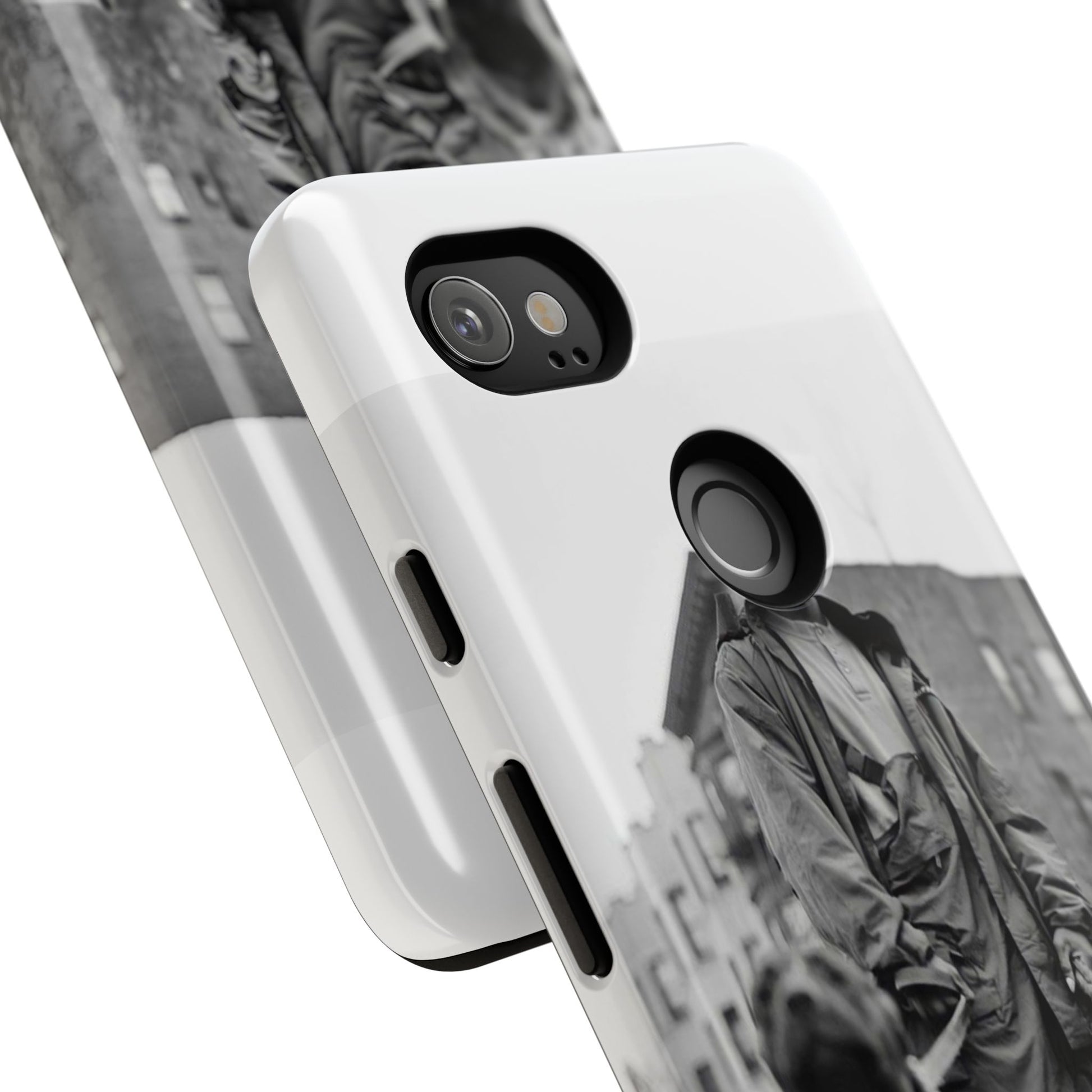 Black & White DMX Tough Phone Case, Urban Style Cover, Pet Lover Gift, Trendy Cell Phone Accessory, Durable Protection
