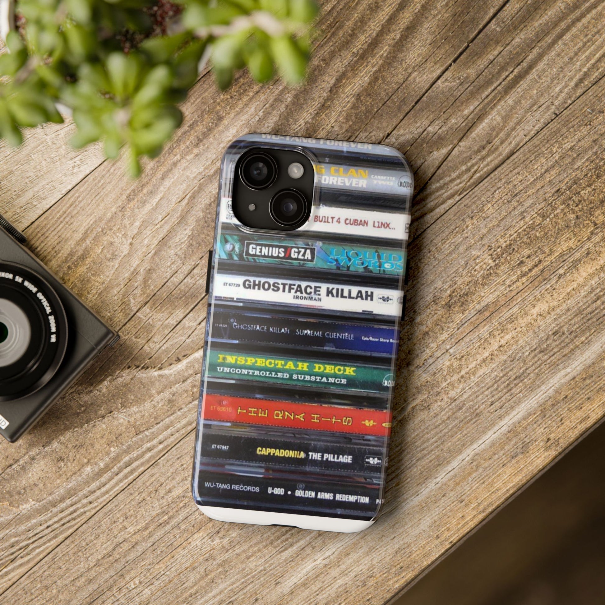 Hip Hop Music Cassette Phone Case | Tough Phone Covers for Music Lovers, Wu solo albums Gifts, Rap Phone Accessories