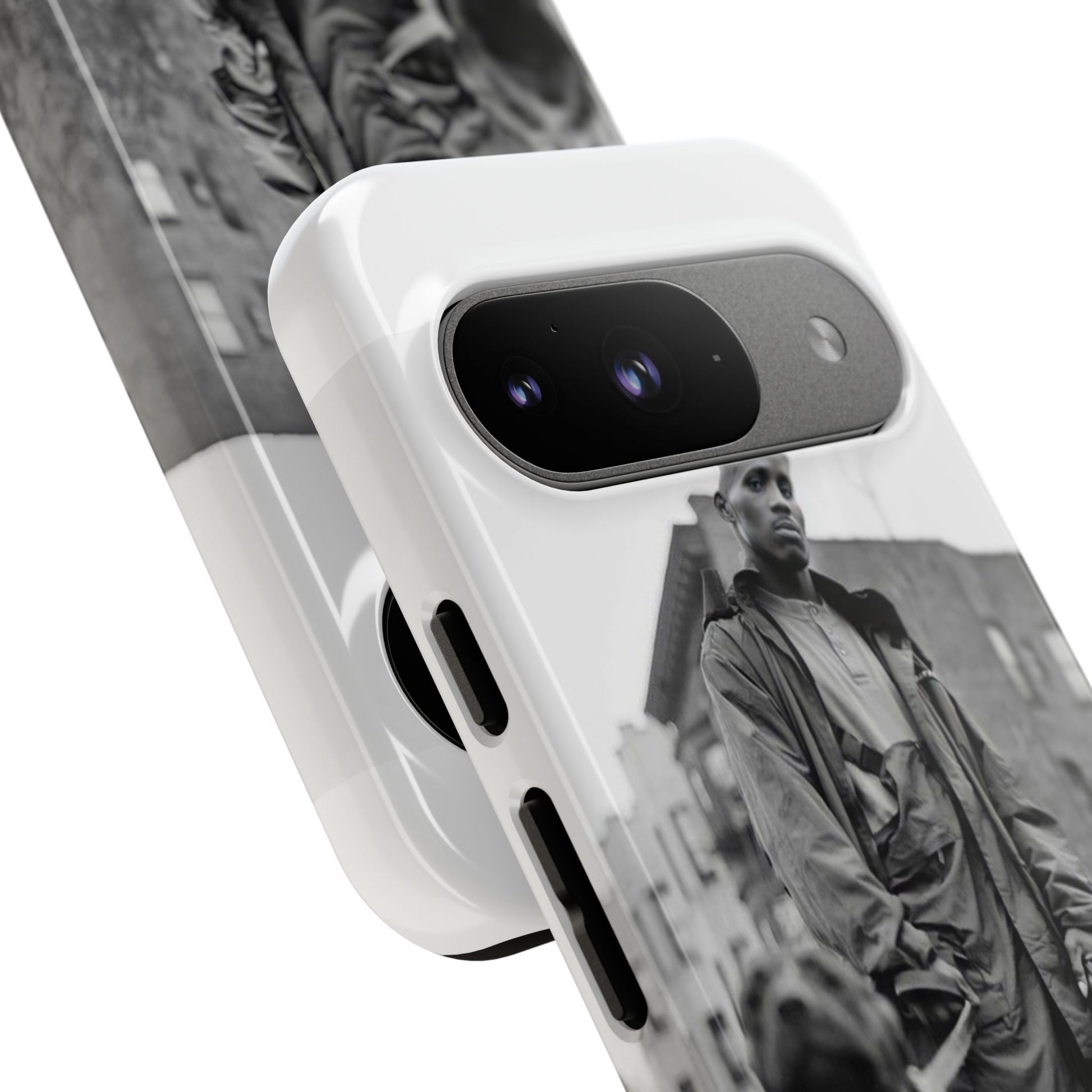 Black & White DMX Tough Phone Case, Urban Style Cover, Pet Lover Gift, Trendy Cell Phone Accessory, Durable Protection