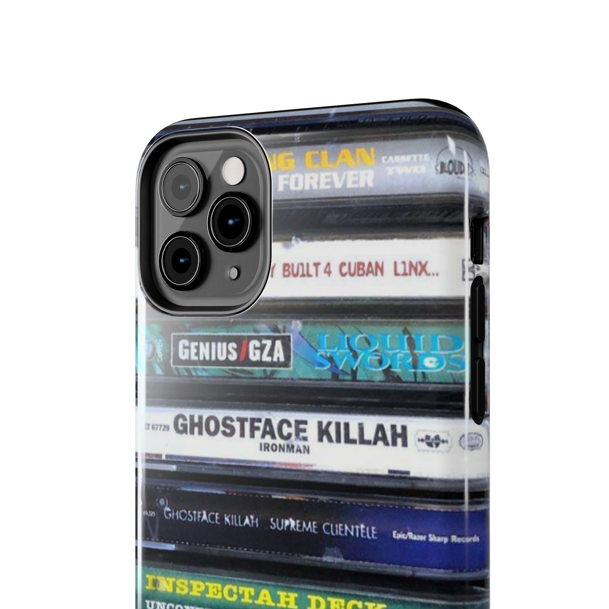 Hip Hop Music Cassette Phone Case | Tough Phone Covers for Music Lovers, Wu solo albums Gifts, Rap Phone Accessories