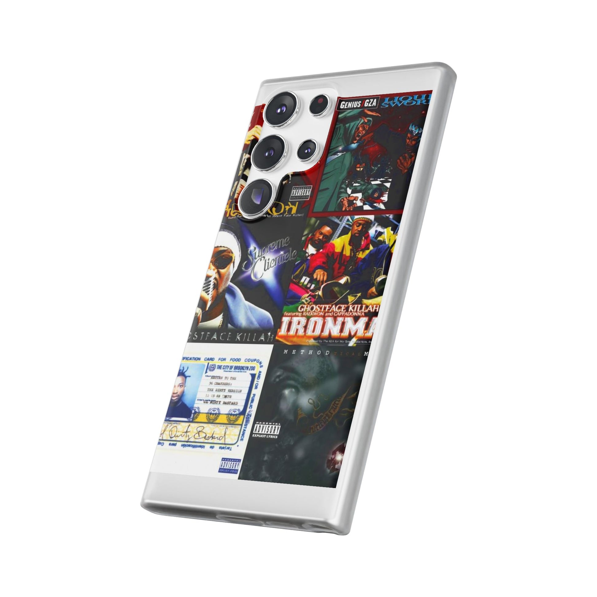 Hip-Hop Album Art Flexi Cases | Unique Phone Case, Music Lover Gift, Wu Tang Stylish Accessories, Personalized Phone Cover, Urban Culture Decor