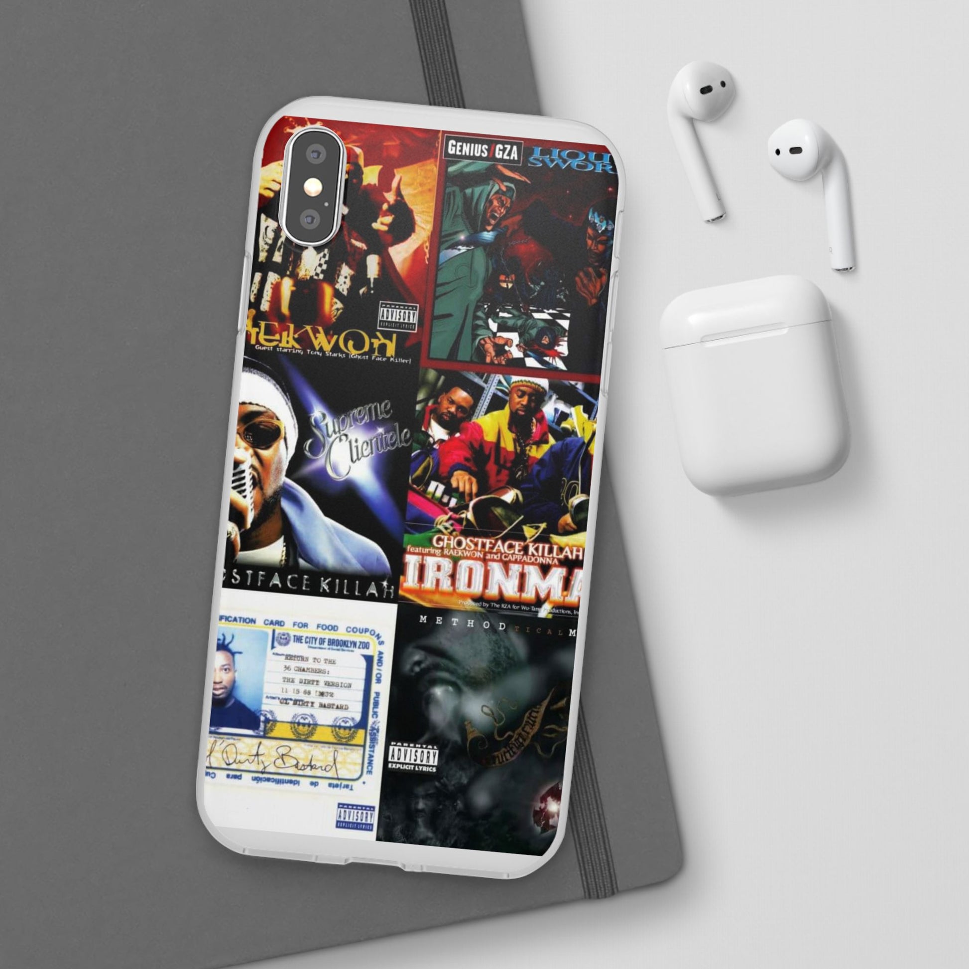 Hip-Hop Album Art Flexi Cases | Unique Phone Case, Music Lover Gift, Wu Tang Stylish Accessories, Personalized Phone Cover, Urban Culture Decor