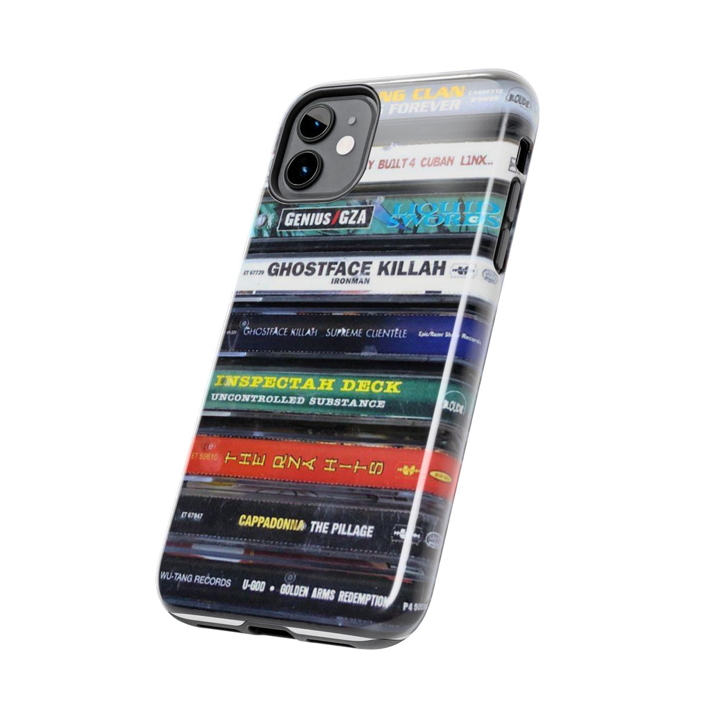 Hip Hop Music Cassette Phone Case | Tough Phone Covers for Music Lovers, Wu solo albums Gifts, Rap Phone Accessories
