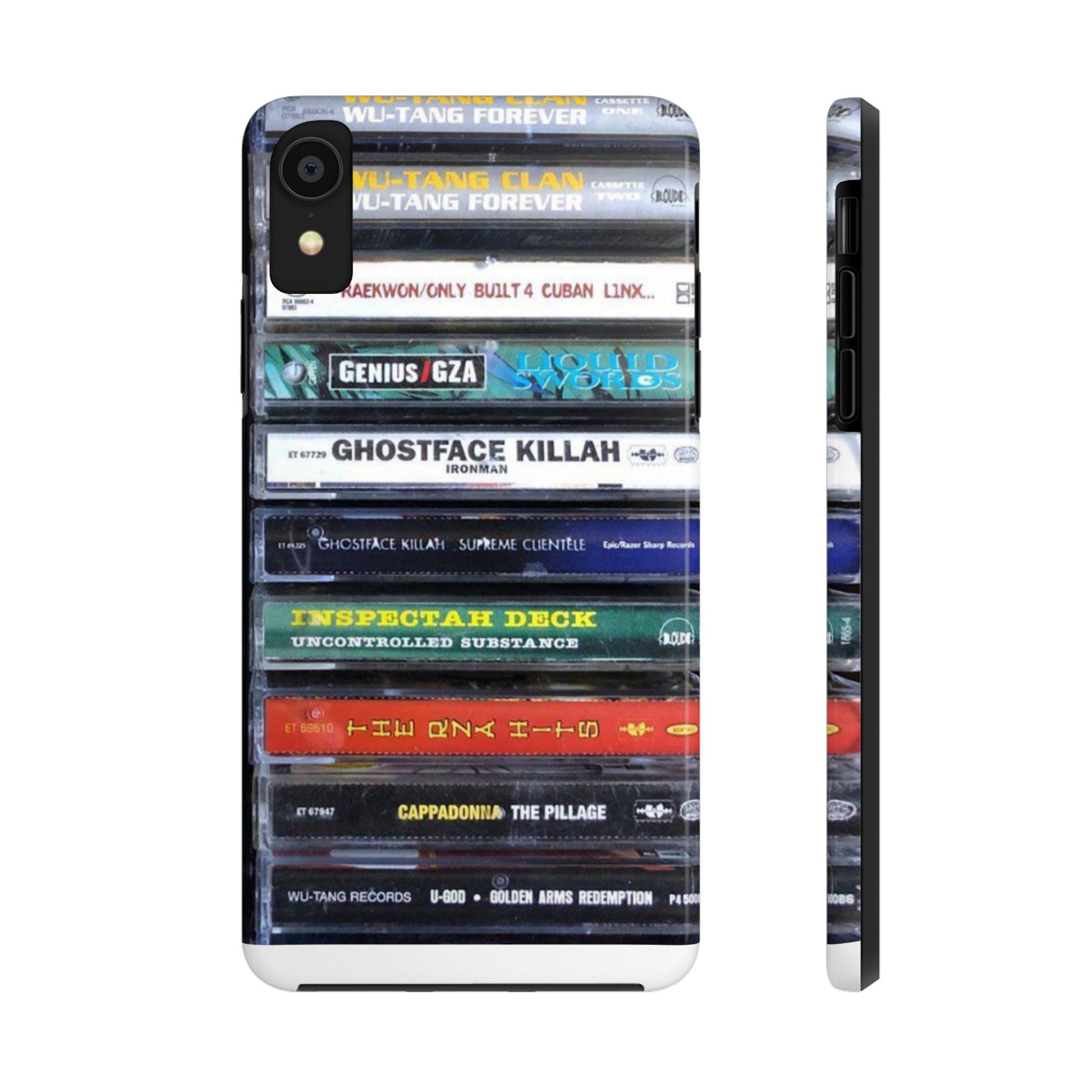 Hip Hop Music Cassette Phone Case | Tough Phone Covers for Music Lovers, Wu solo albums Gifts, Rap Phone Accessories