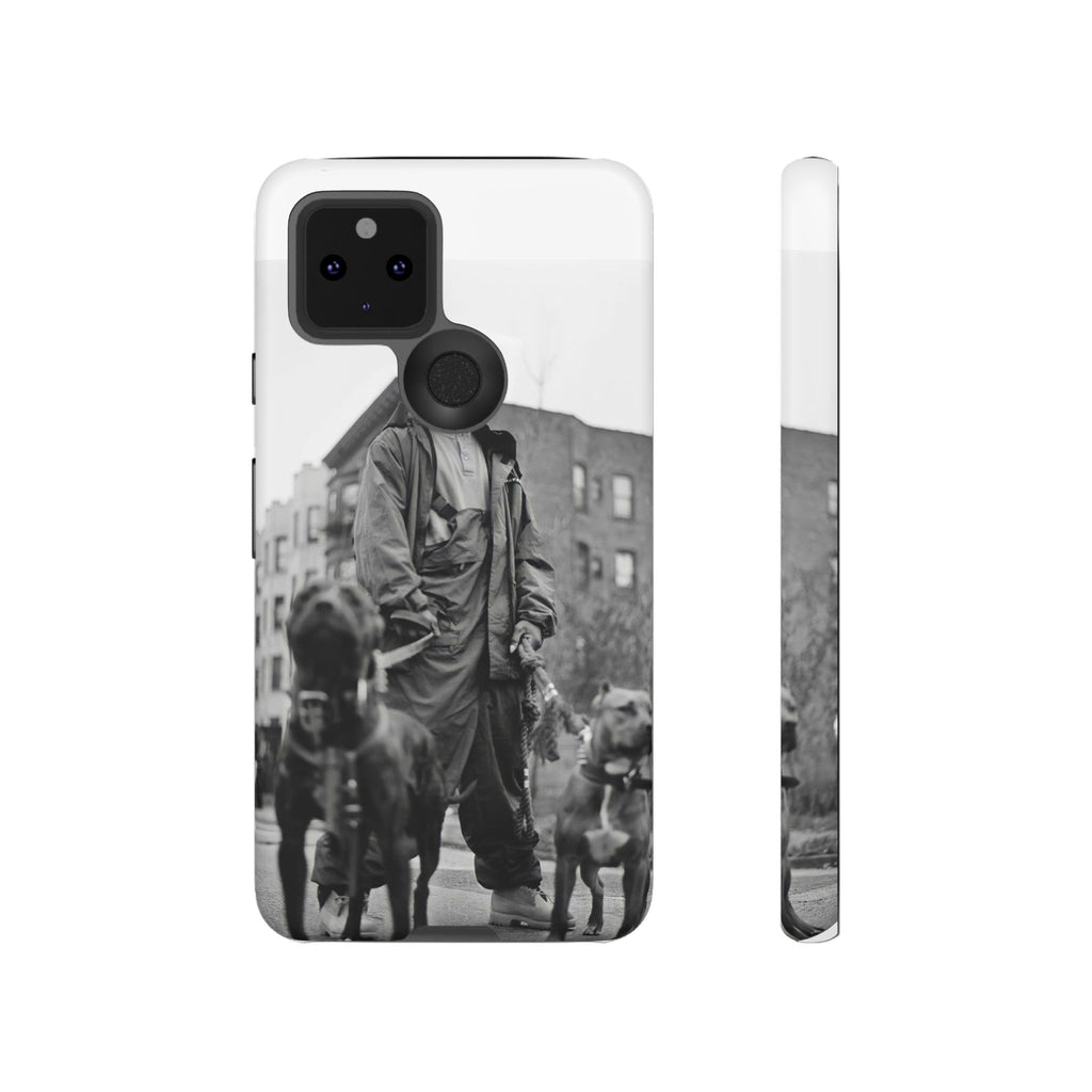 Black & White DMX Tough Phone Case, Urban Style Cover, Pet Lover Gift, Trendy Cell Phone Accessory, Durable Protection