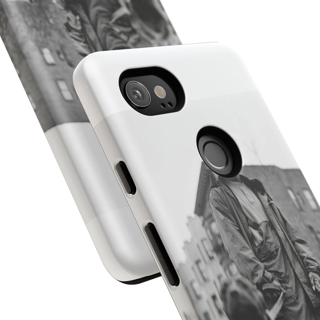 Black & White DMX Tough Phone Case, Urban Style Cover, Pet Lover Gift, Trendy Cell Phone Accessory, Durable Protection