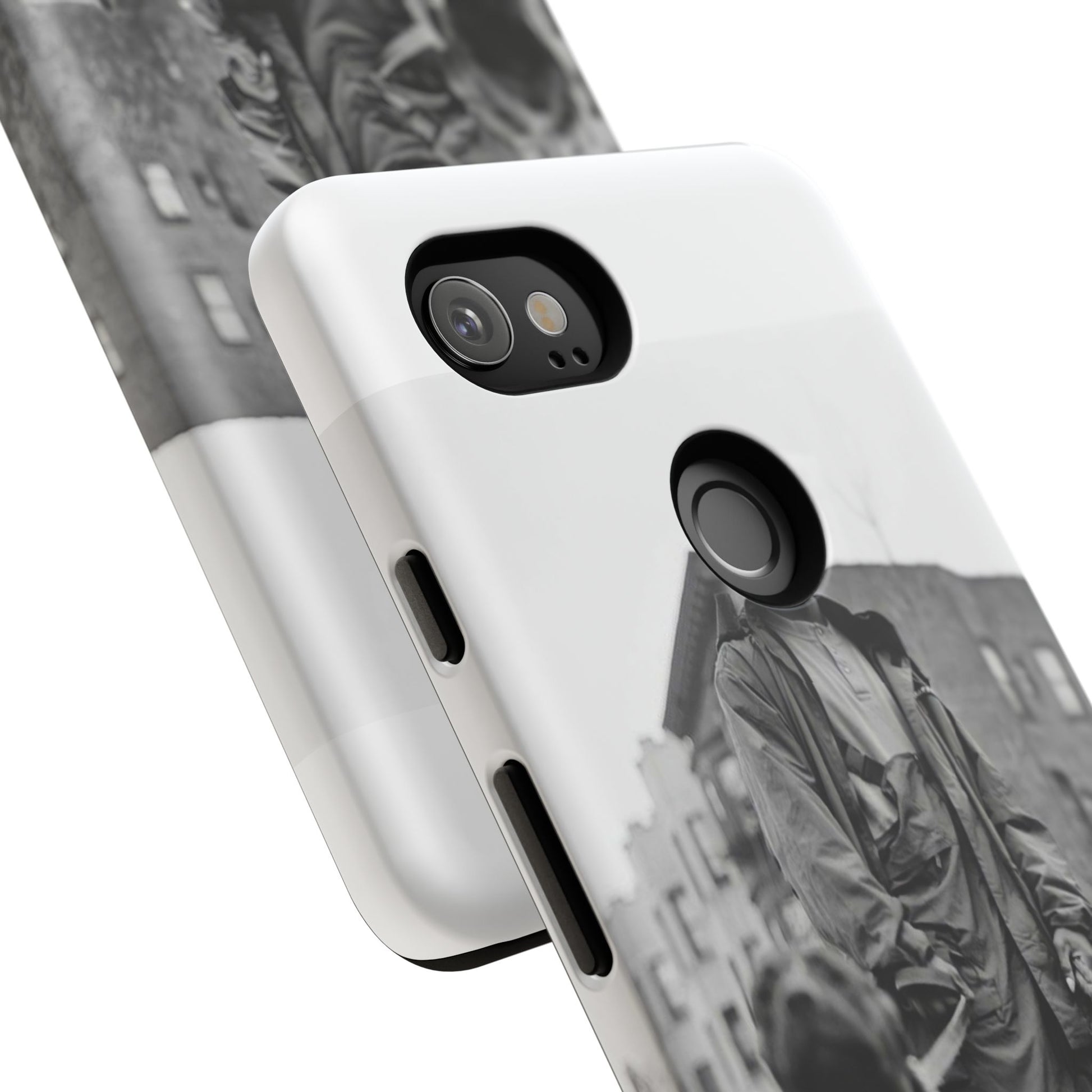 Black & White DMX Tough Phone Case, Urban Style Cover, Pet Lover Gift, Trendy Cell Phone Accessory, Durable Protection
