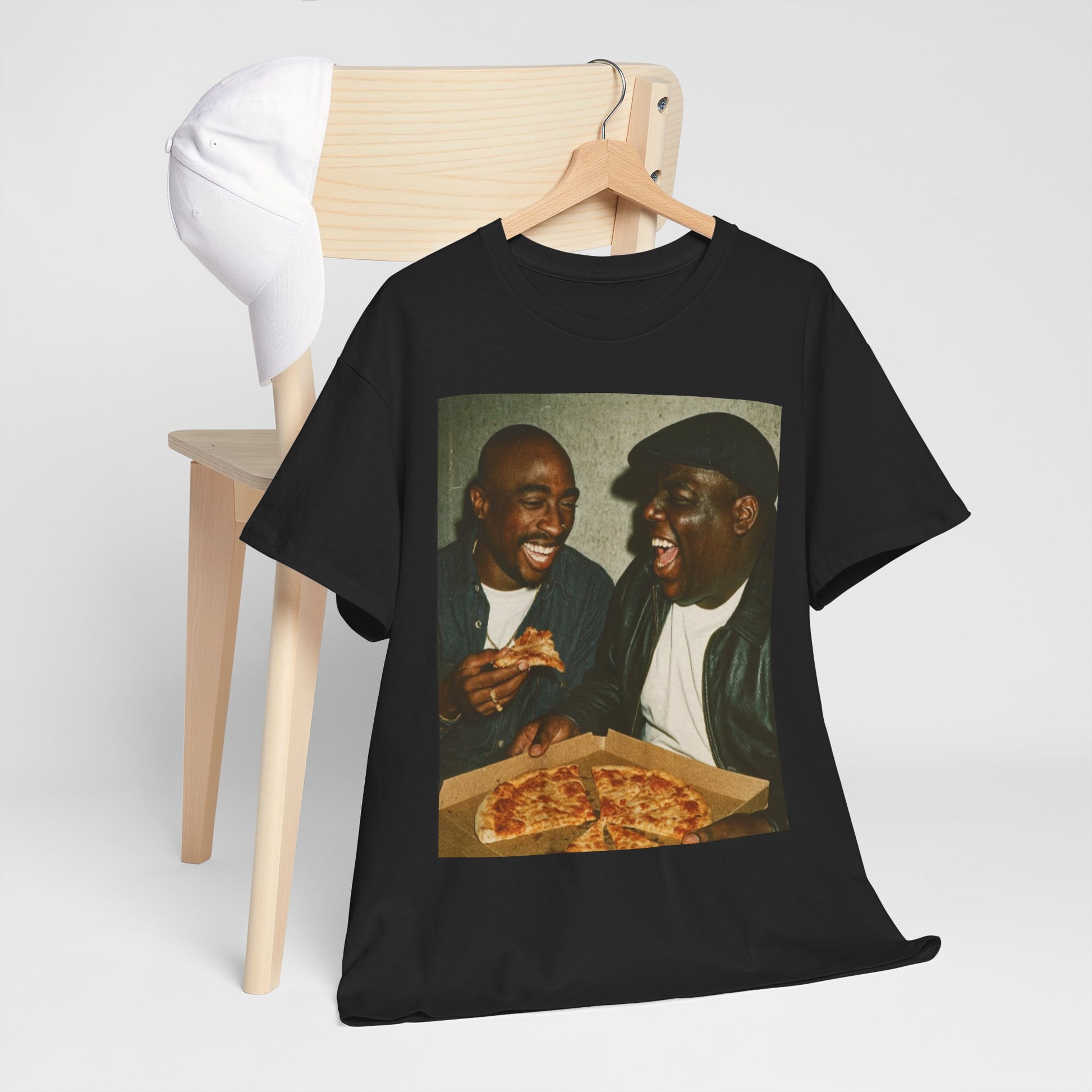 Nostalgic 2Pac and Biggie Hip-Hop Tee, Perfect for Music Lovers, Streetwear, Gifts for Friends, Casual Wear