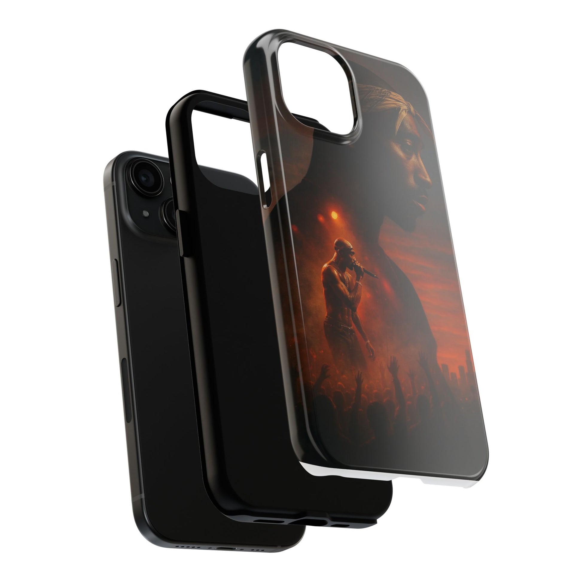 Tough Phone Case Featuring Iconic Rap Legend, Durable Phone Cover, Artistic Design, Adjustable Fit, 2Pac Unique Gift for Music Lovers, Hip [...]