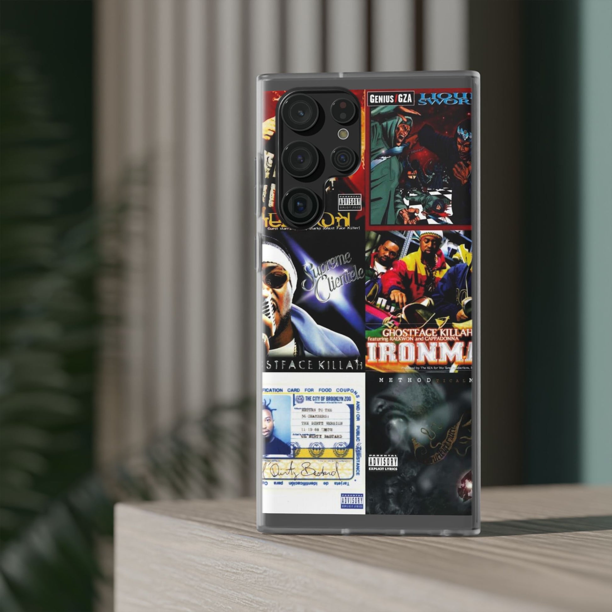 Hip-Hop Album Art Flexi Cases | Unique Phone Case, Music Lover Gift, Wu Tang Stylish Accessories, Personalized Phone Cover, Urban Culture Decor