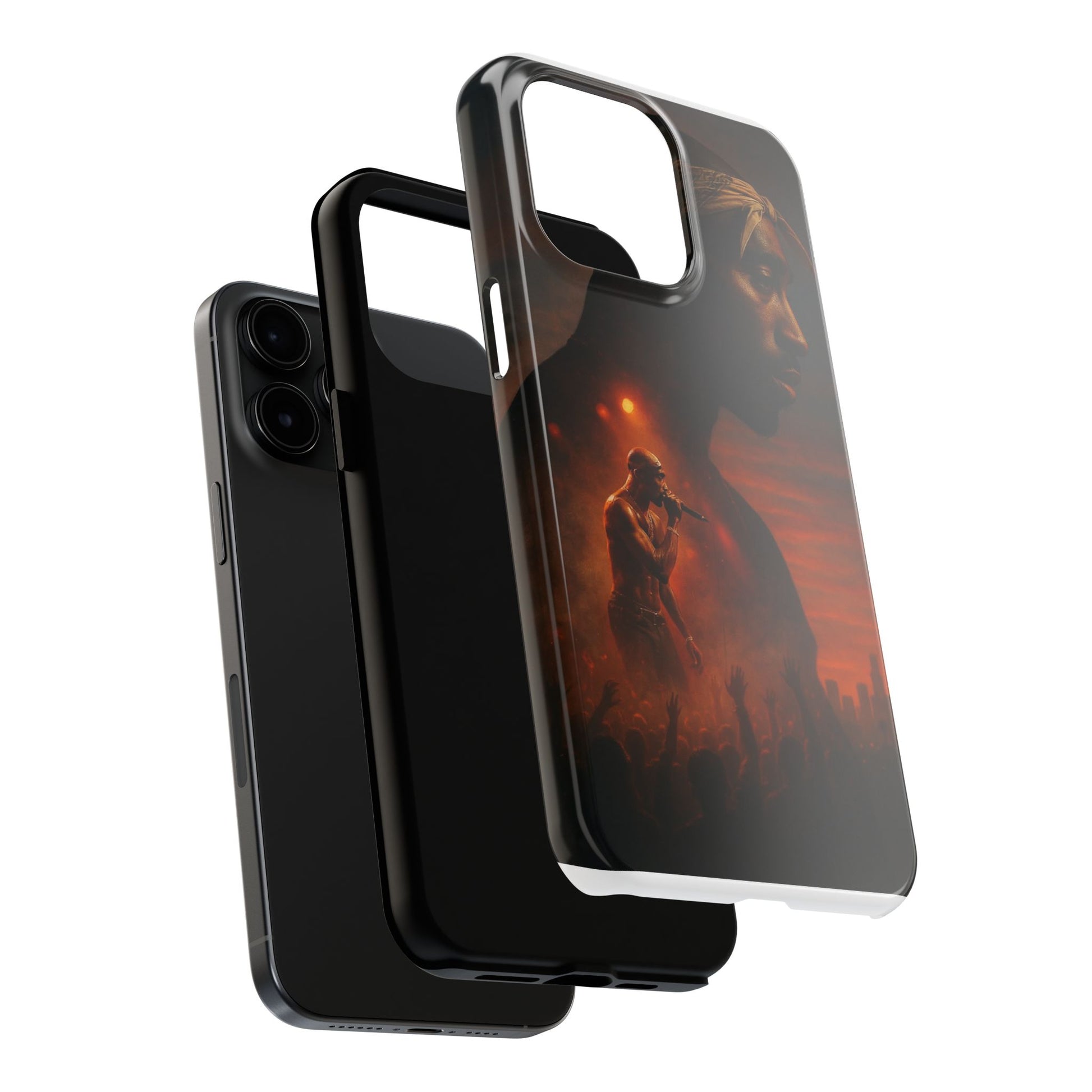 Tough Phone Case Featuring Iconic Rap Legend, Durable Phone Cover, Artistic Design, Adjustable Fit, 2Pac Unique Gift for Music Lovers, Hip [...]