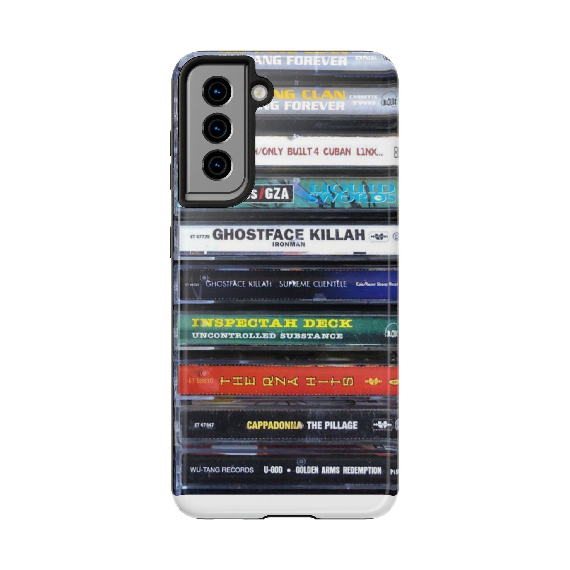 Hip Hop Music Cassette Phone Case | Tough Phone Covers for Music Lovers, Wu solo albums Gifts, Rap Phone Accessories