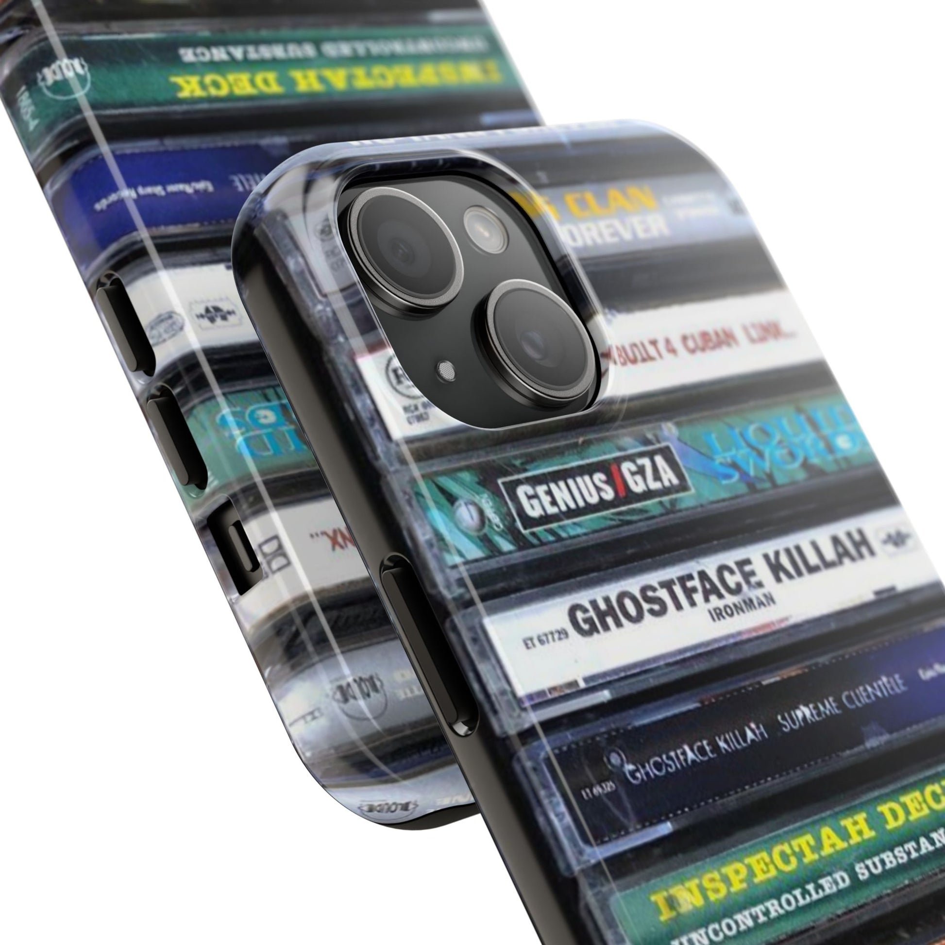 Hip Hop Music Cassette Phone Case | Tough Phone Covers for Music Lovers, Wu solo albums Gifts, Rap Phone Accessories