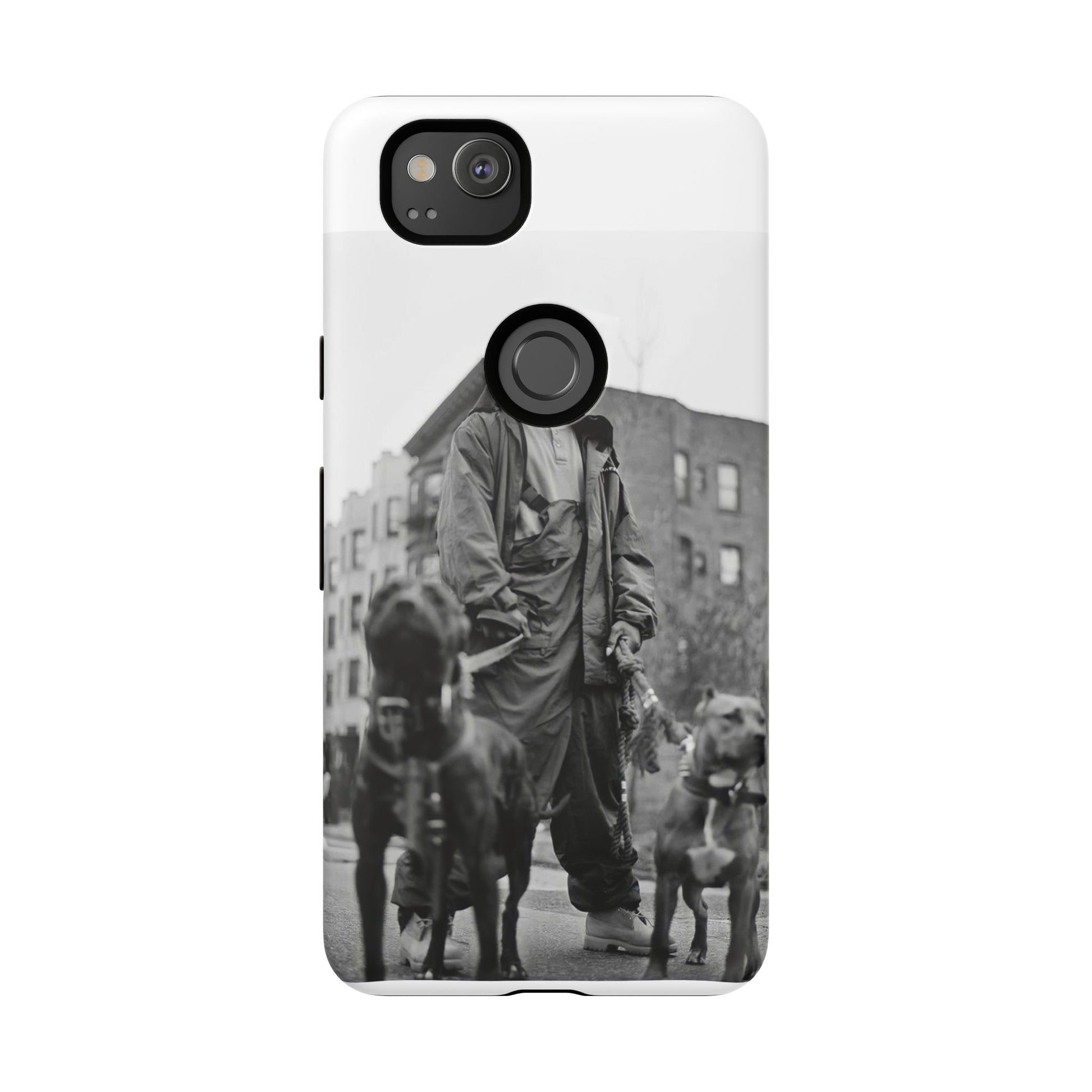 Black & White DMX Tough Phone Case, Urban Style Cover, Pet Lover Gift, Trendy Cell Phone Accessory, Durable Protection