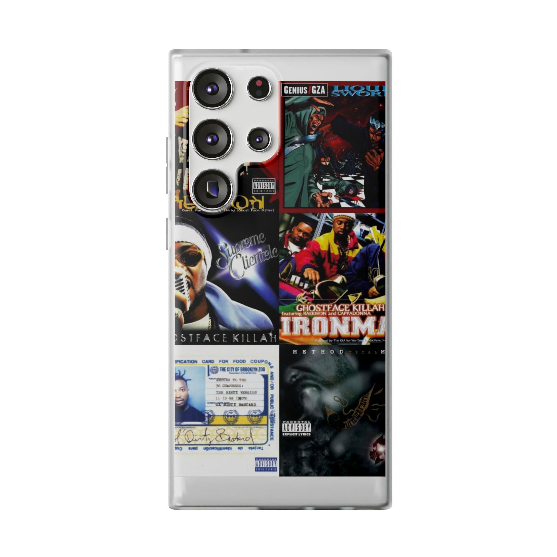 Hip-Hop Album Art Flexi Cases | Unique Phone Case, Music Lover Gift, Wu Tang Stylish Accessories, Personalized Phone Cover, Urban Culture Decor
