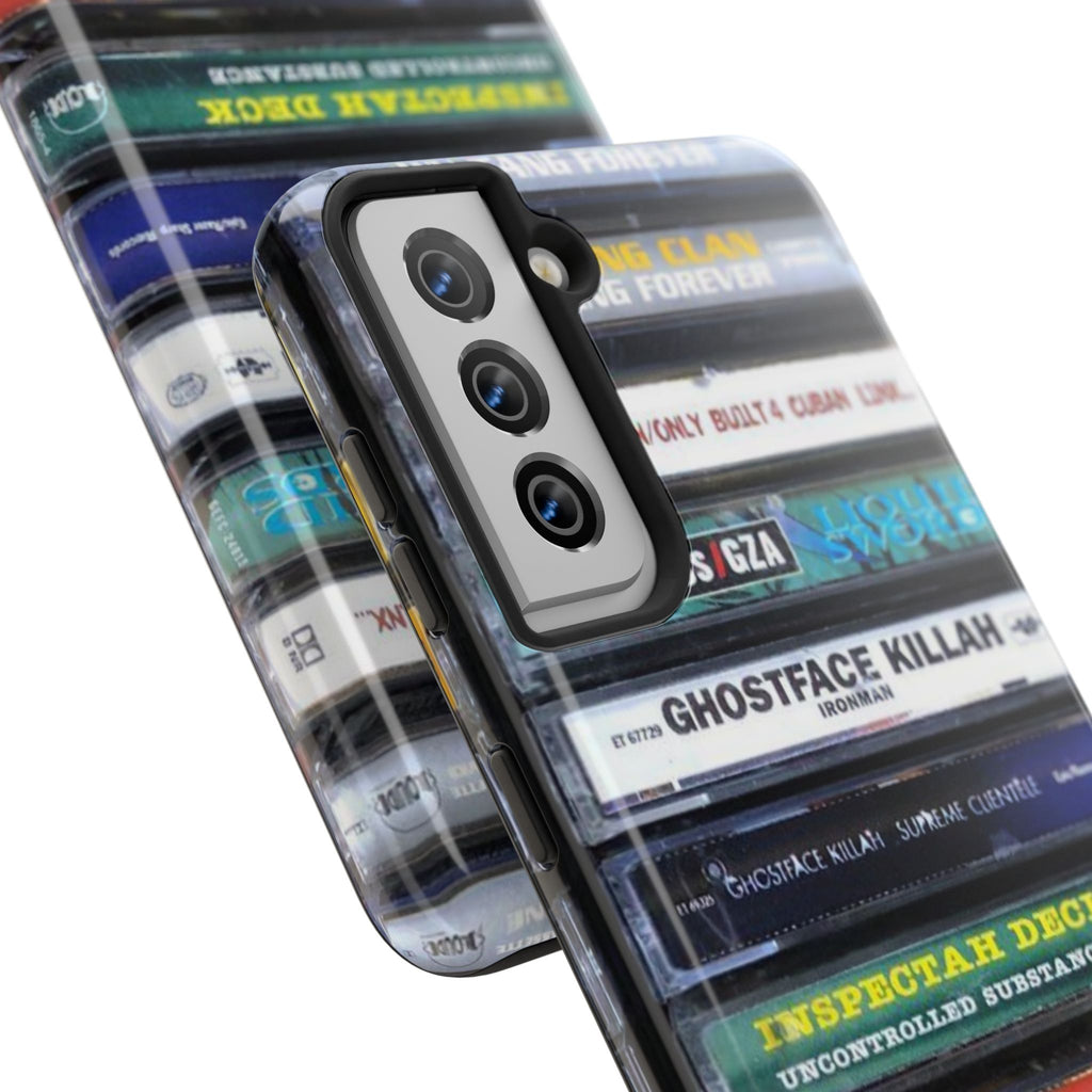 Hip Hop Music Cassette Phone Case | Tough Phone Covers for Music Lovers, Wu solo albums Gifts, Rap Phone Accessories